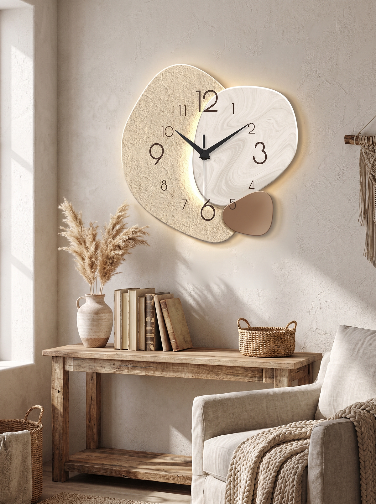 TempoStone Wall Clock in a lifestyle setting