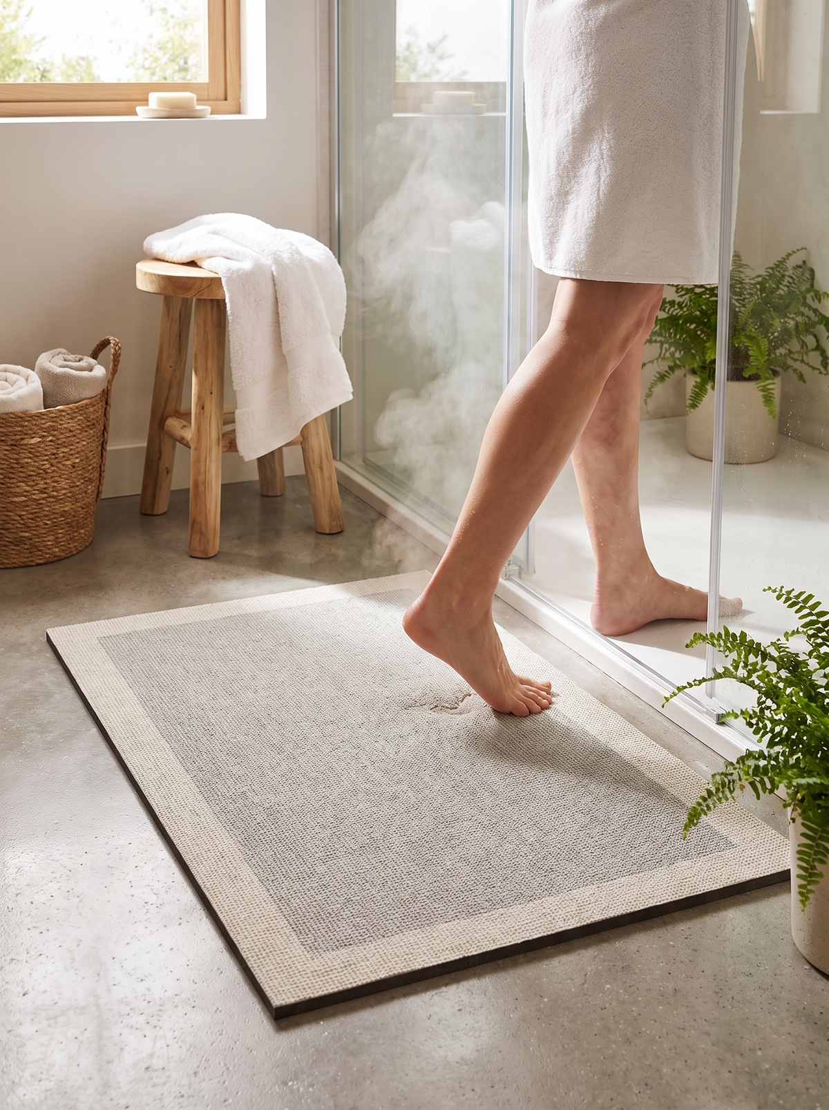 Super Absorbent Bath Mat in a lifestyle setting