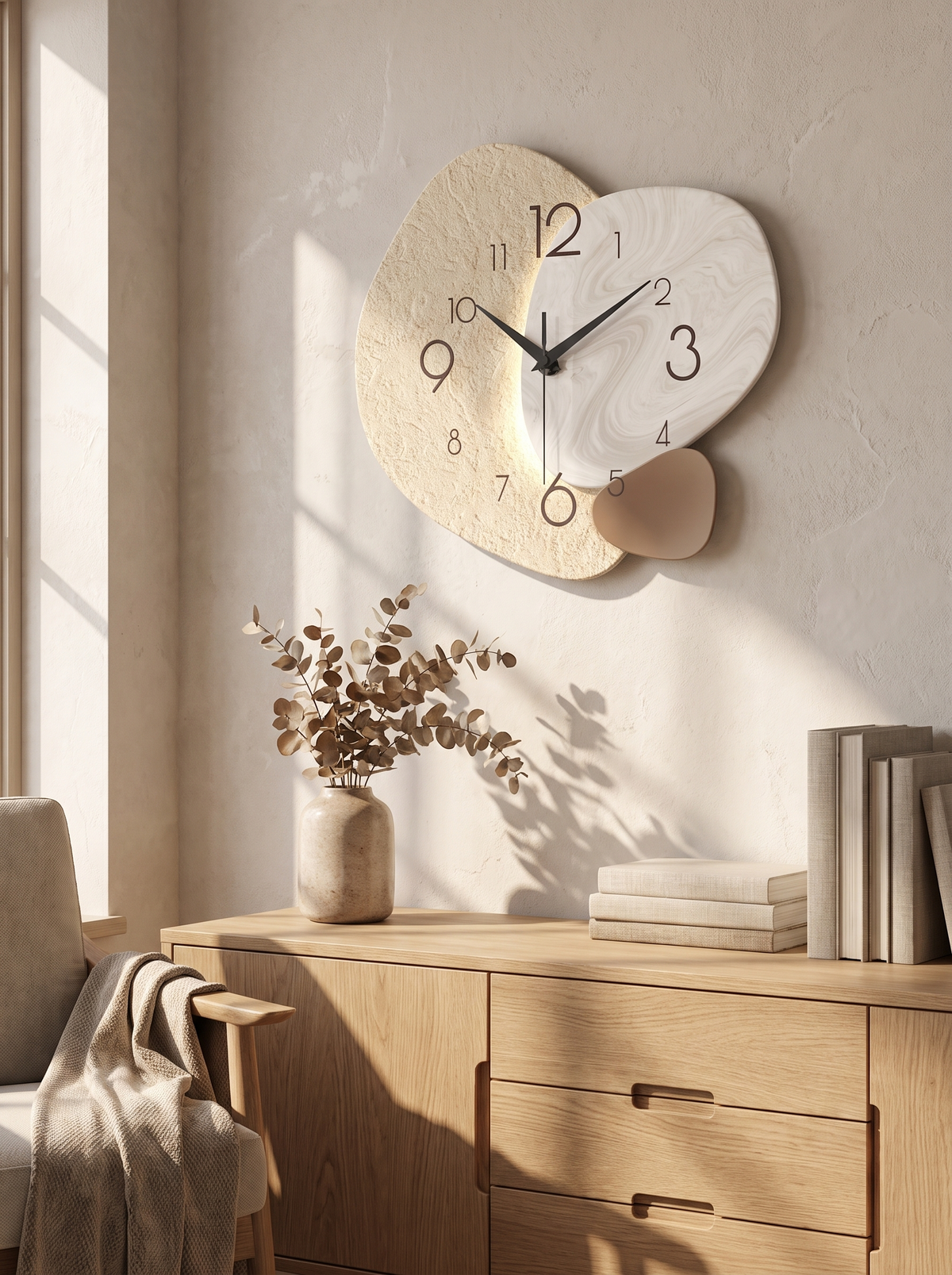 TempoStone Wall Clock in a lifestyle setting