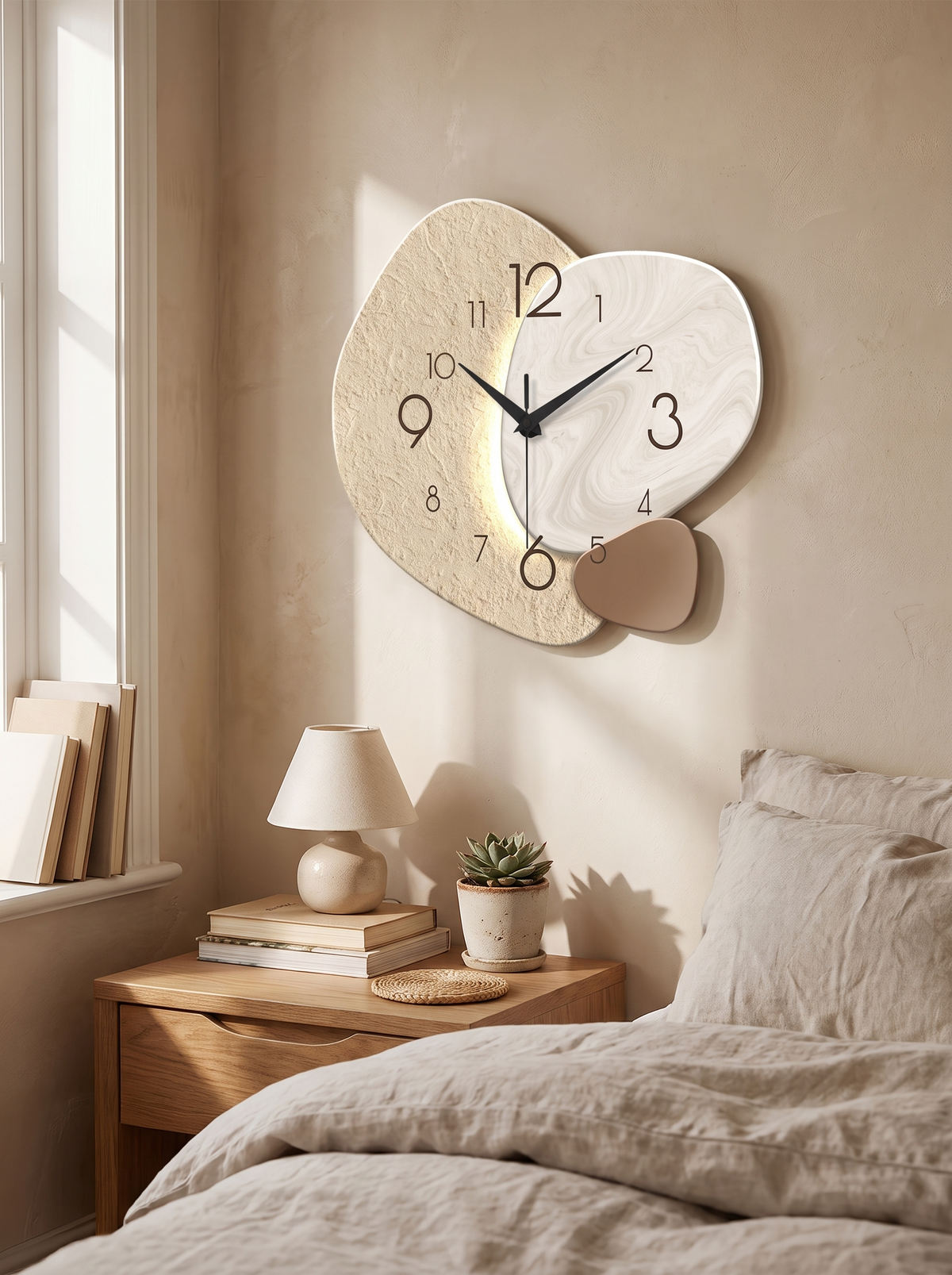 TempoStone Wall Clock in a lifestyle setting