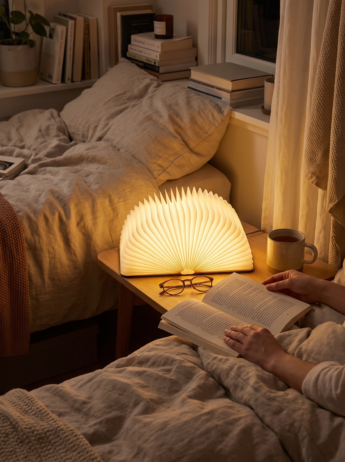 Lumibook Table Lamp in a lifestyle setting