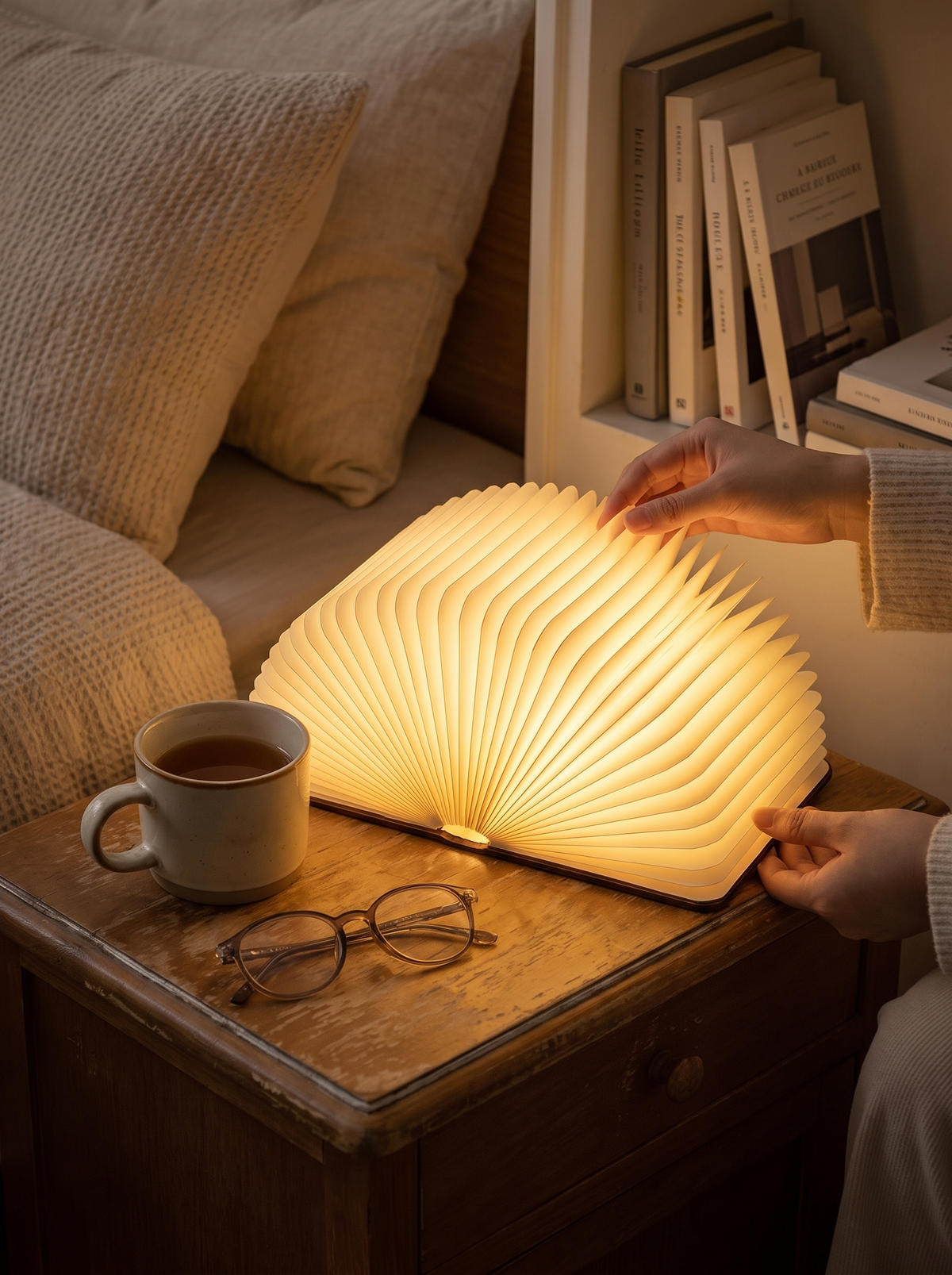 Lumibook Table Lamp in a lifestyle setting