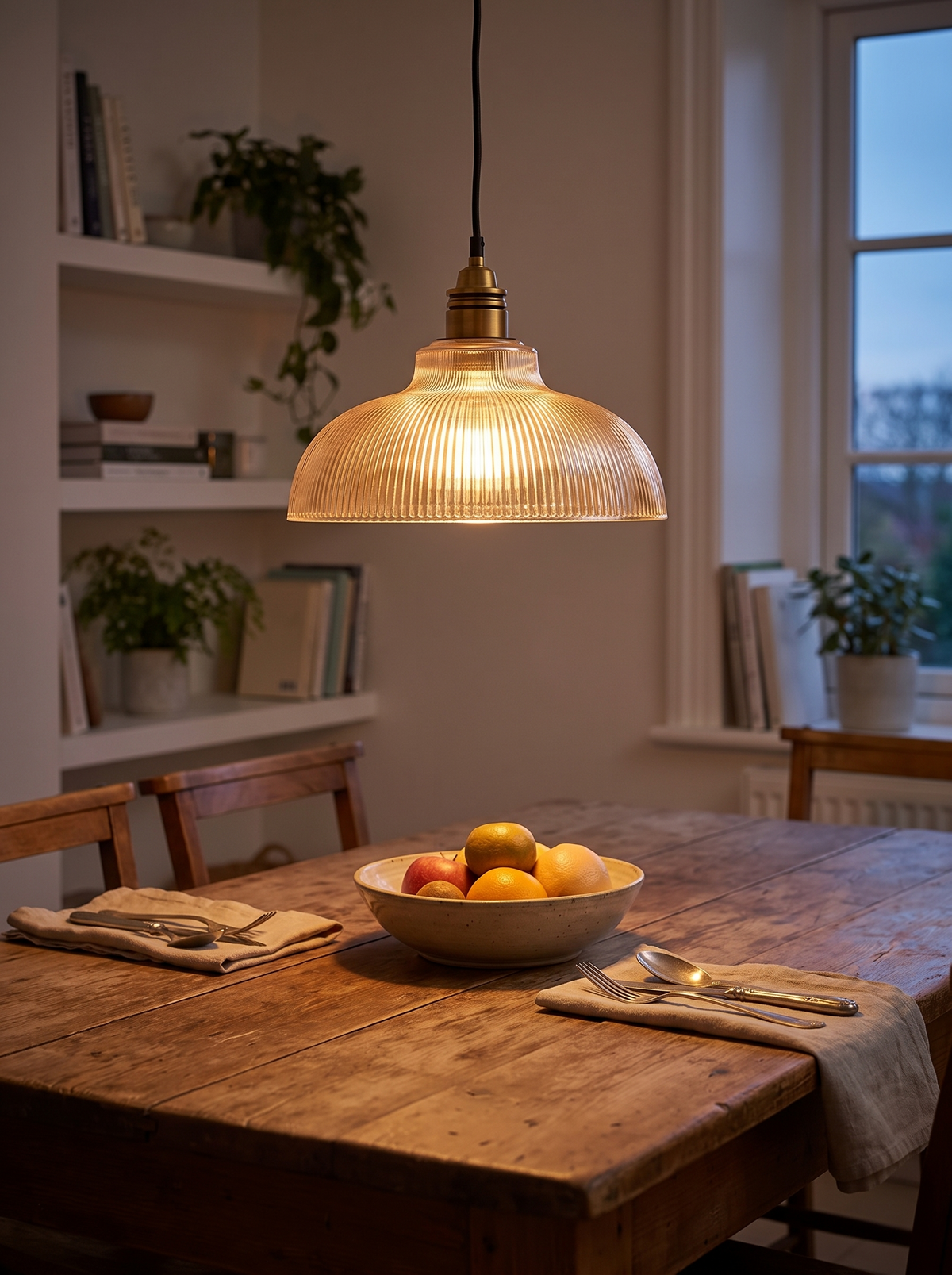 LumiVibe Glass Pendant Light in a lifestyle setting