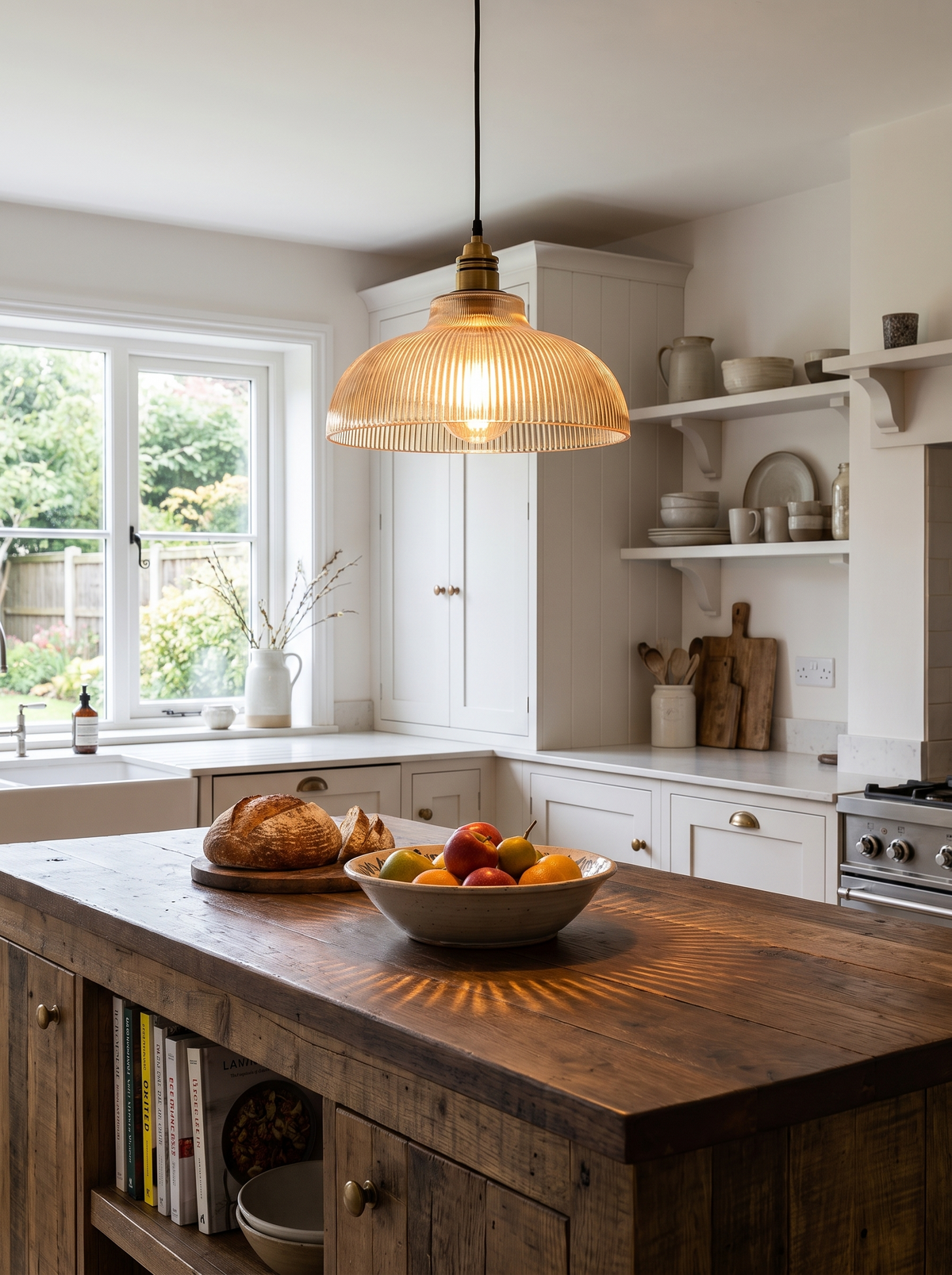 LumiVibe Glass Pendant Light in a lifestyle setting