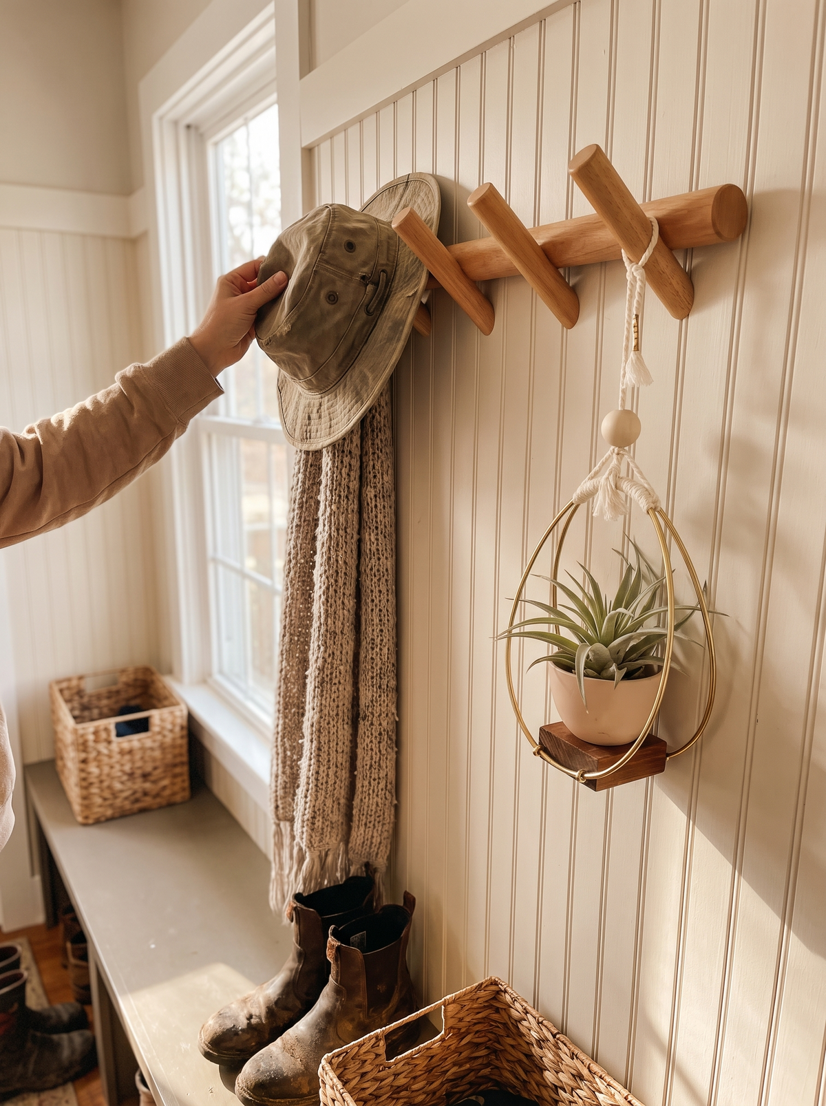 Maeve Wall Rack in a lifestyle setting