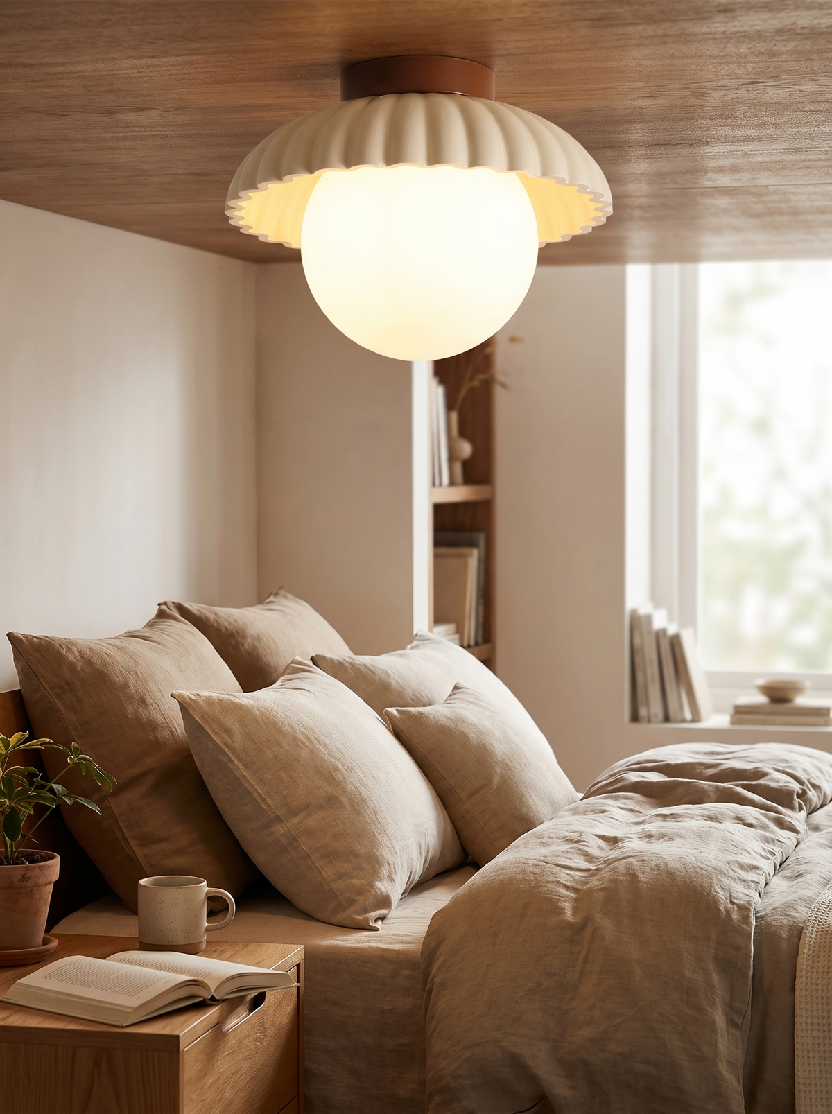 Iron Hallway Ceiling Light in a lifestyle setting