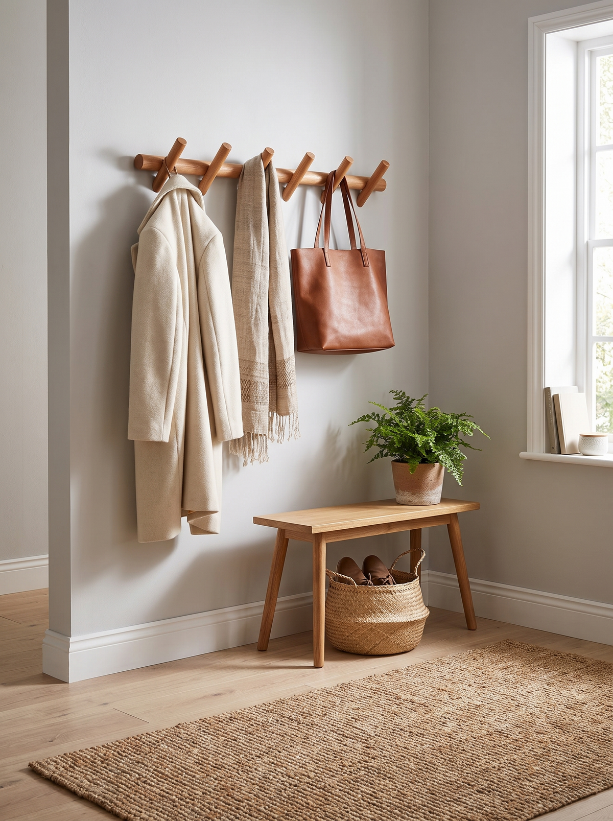 Maeve Wall Rack in a lifestyle setting