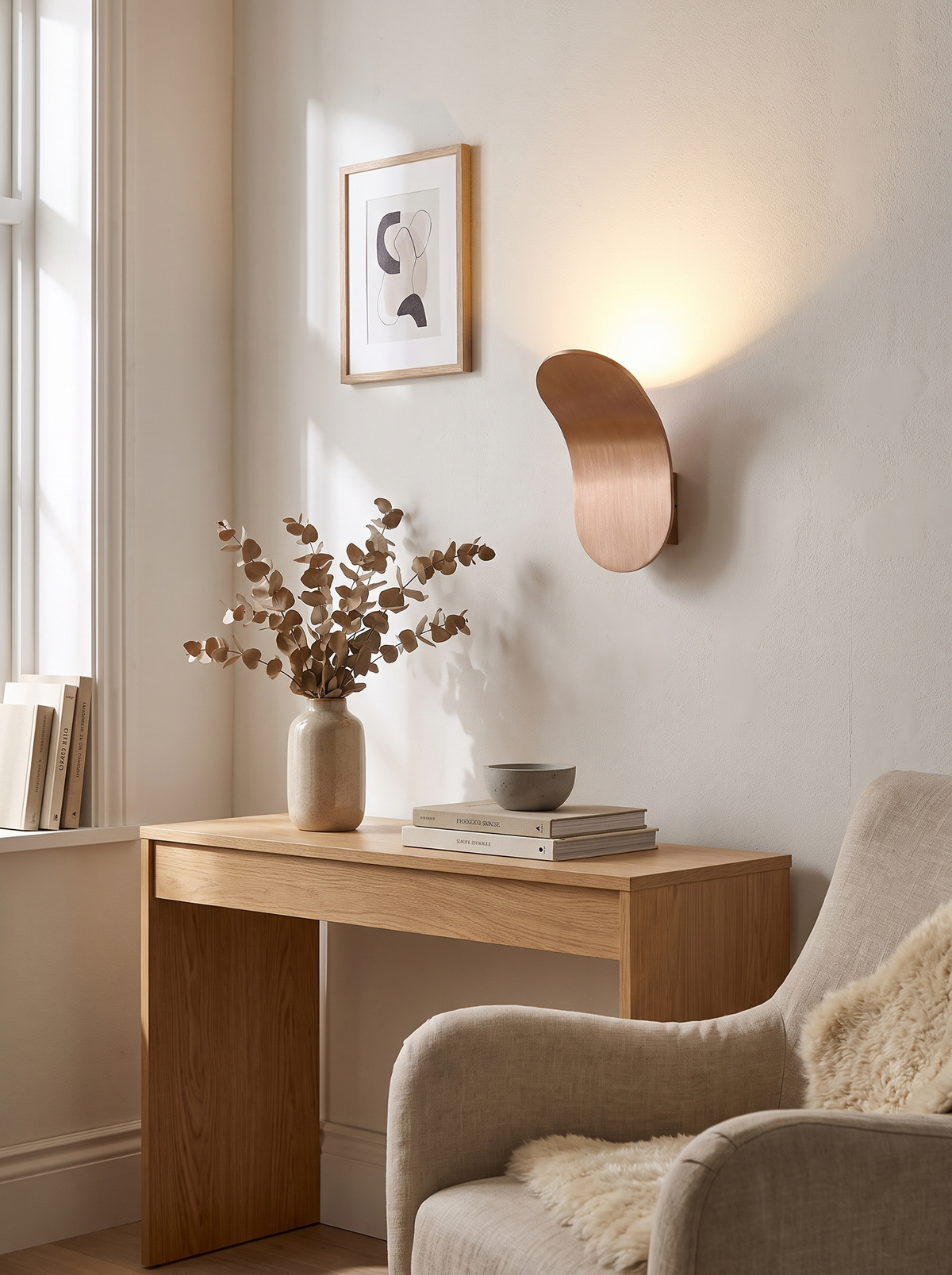 Modern Nordic Wall Lamp in a lifestyle setting