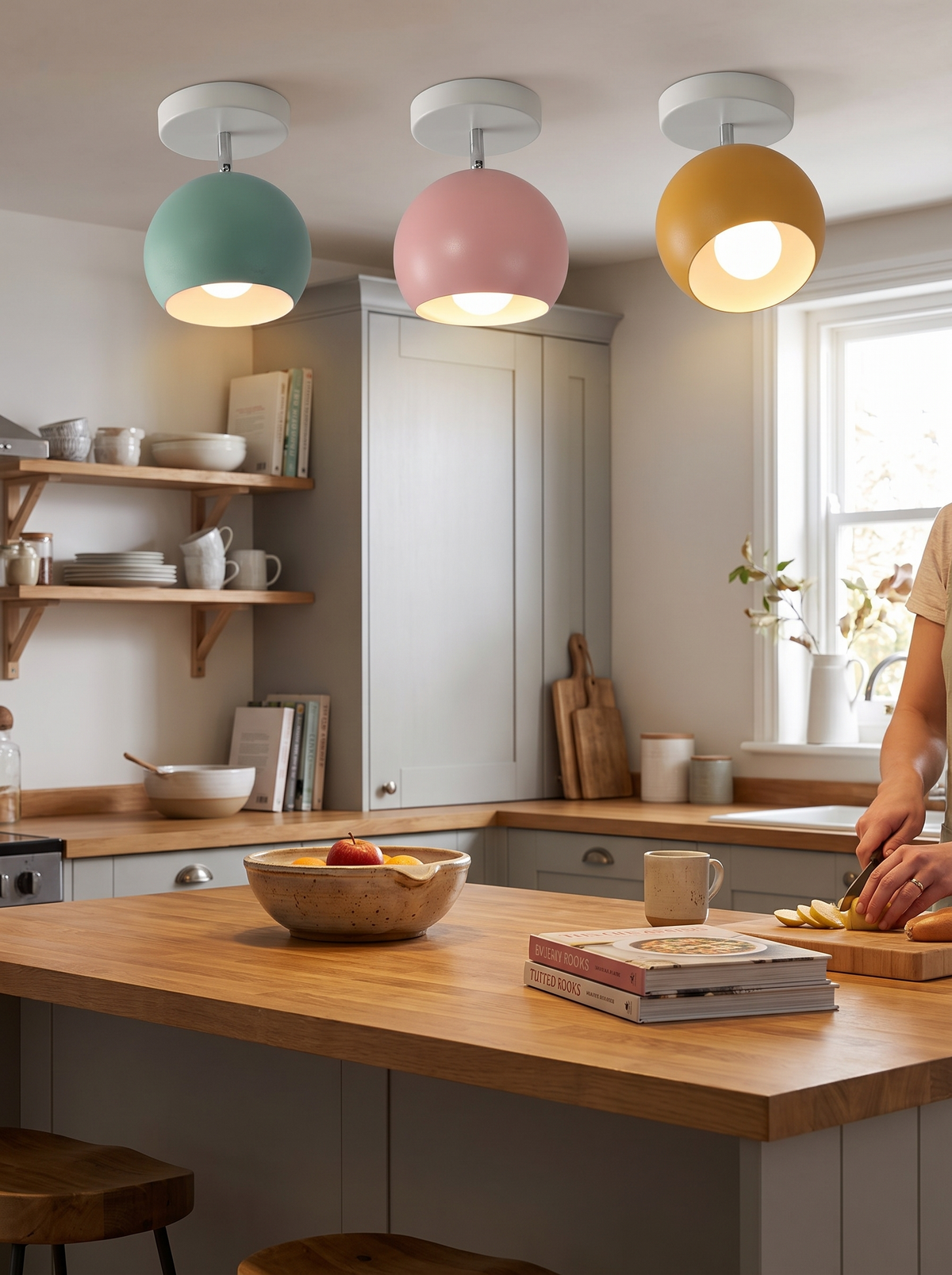 Nordic Macaron Ceiling Light in a lifestyle setting