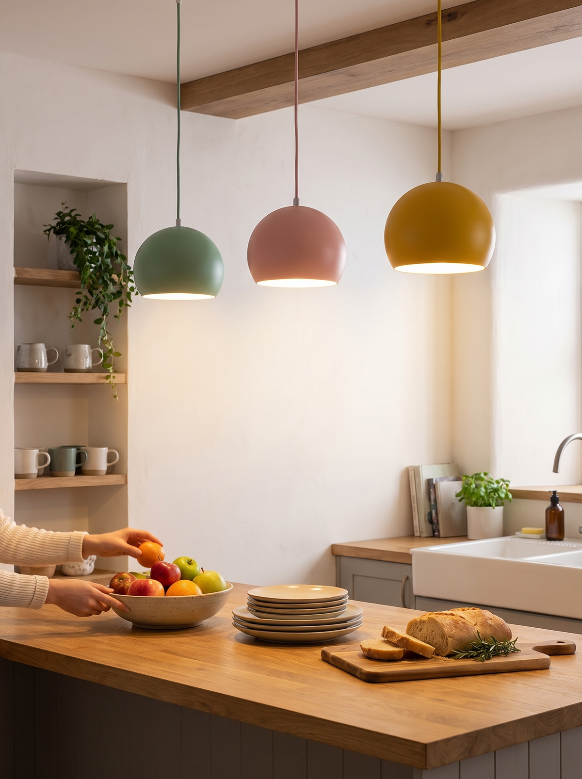 Nordic Macaron Ceiling Light in a lifestyle setting