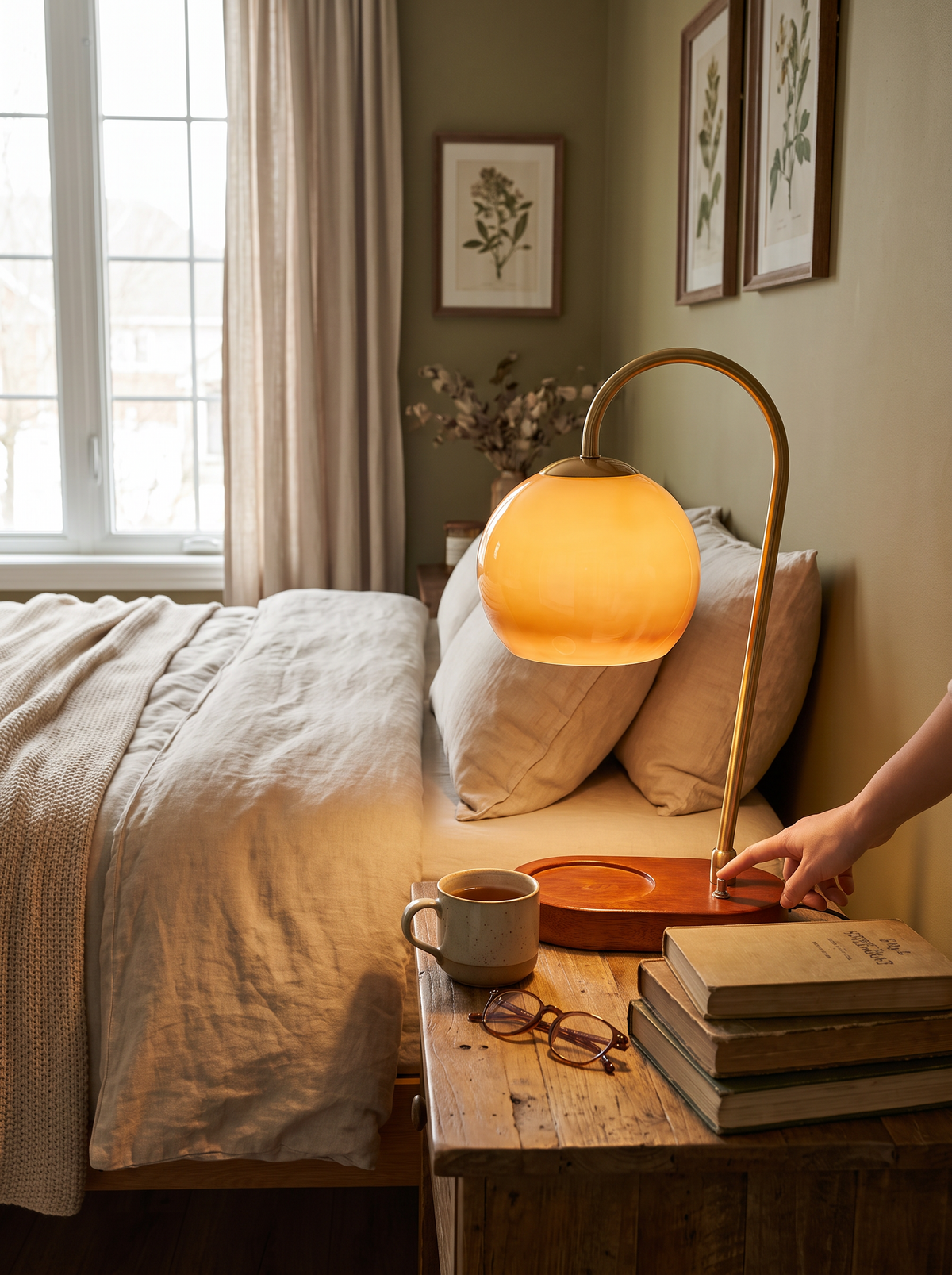 Candle Warmer Table Lamp in a lifestyle setting