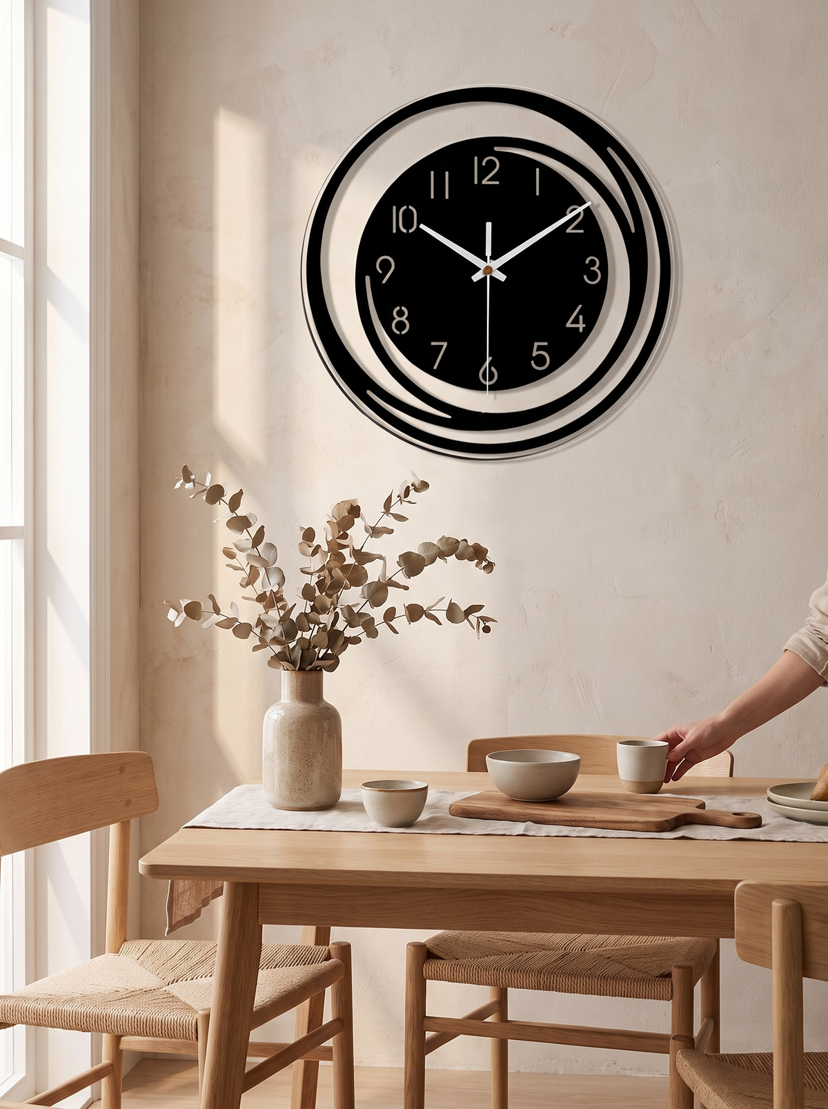 Sorana Wall Clock in a lifestyle setting