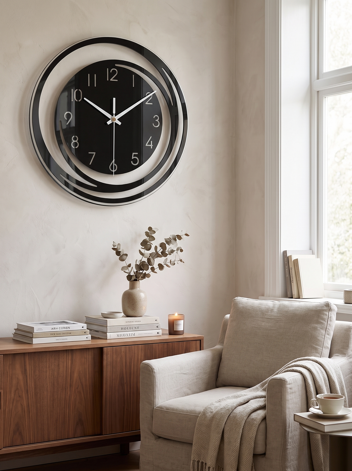 Sorana Wall Clock in a lifestyle setting