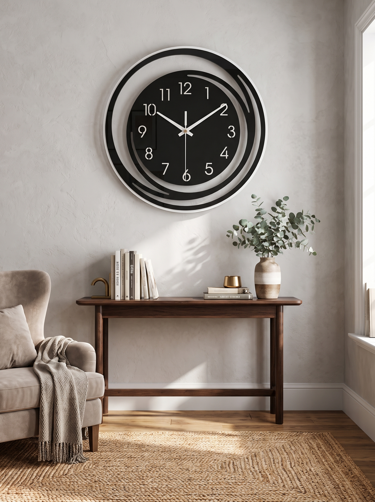 Sorana Wall Clock in a lifestyle setting