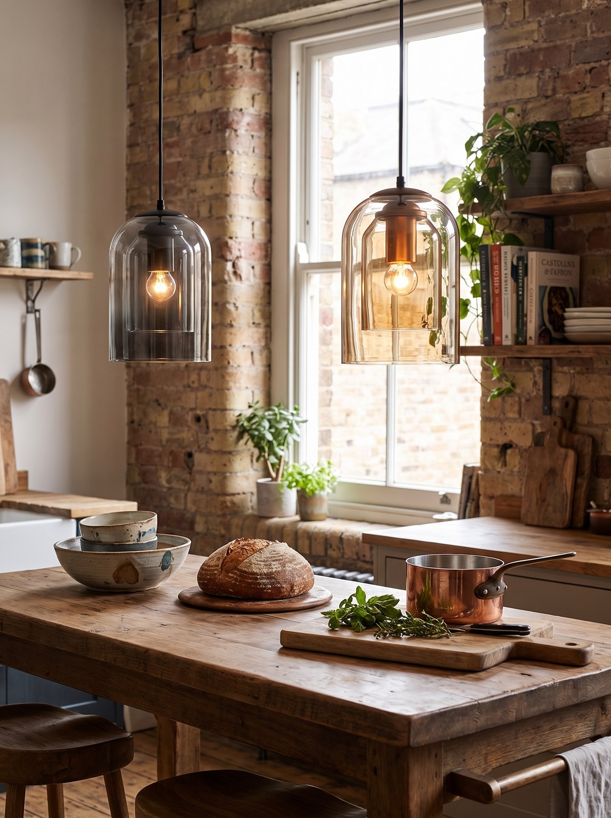 Mica Mid-Century Pendant Lamp in a lifestyle setting