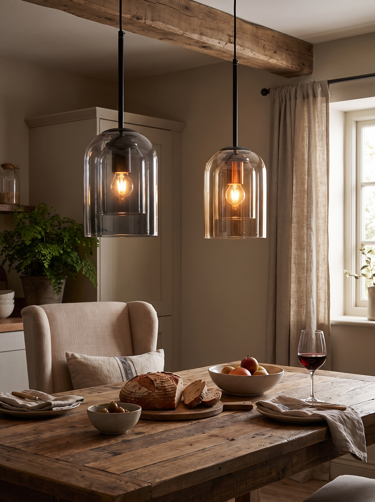 Mica Mid-Century Pendant Lamp in a lifestyle setting