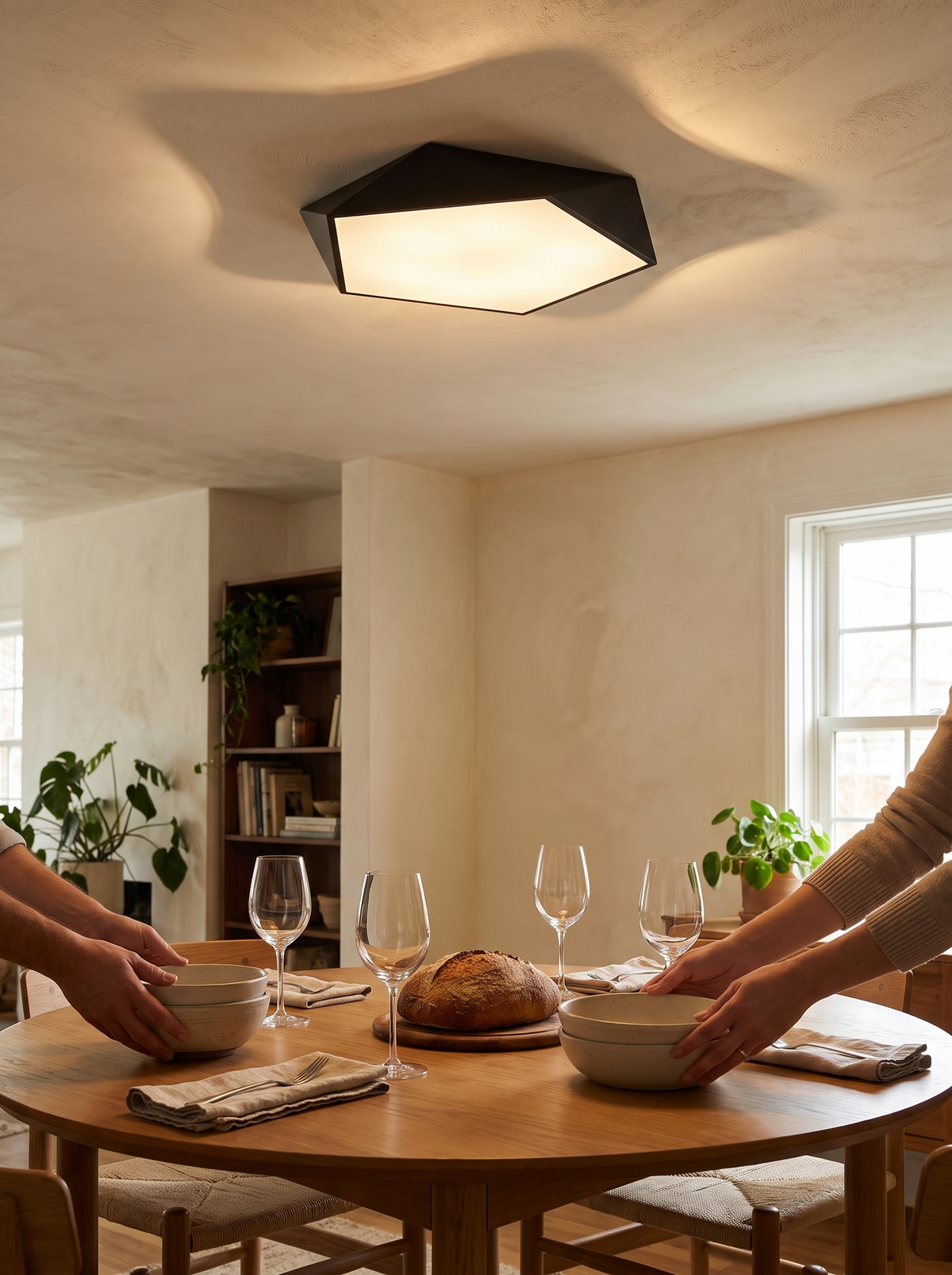 Skydor Ceiling Light in a lifestyle setting