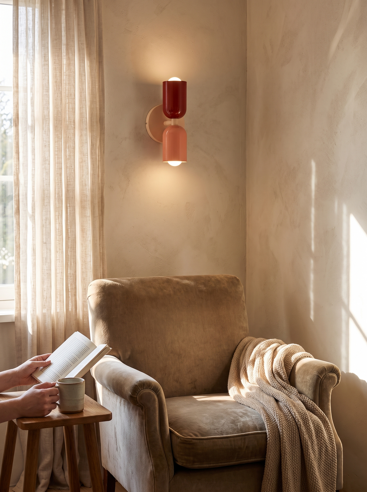 Nordic DualGlow Wall Lamp in a lifestyle setting