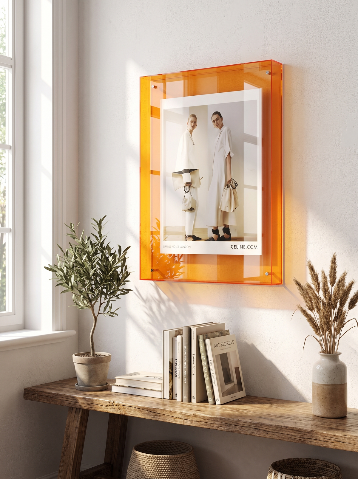 Acrylic Photo Frame in a lifestyle setting