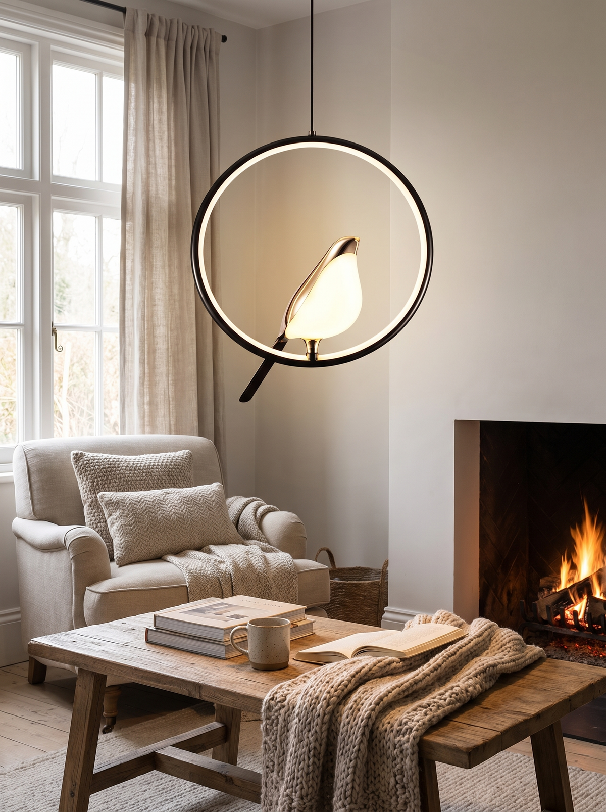 Magpie Pendant Light in a lifestyle setting