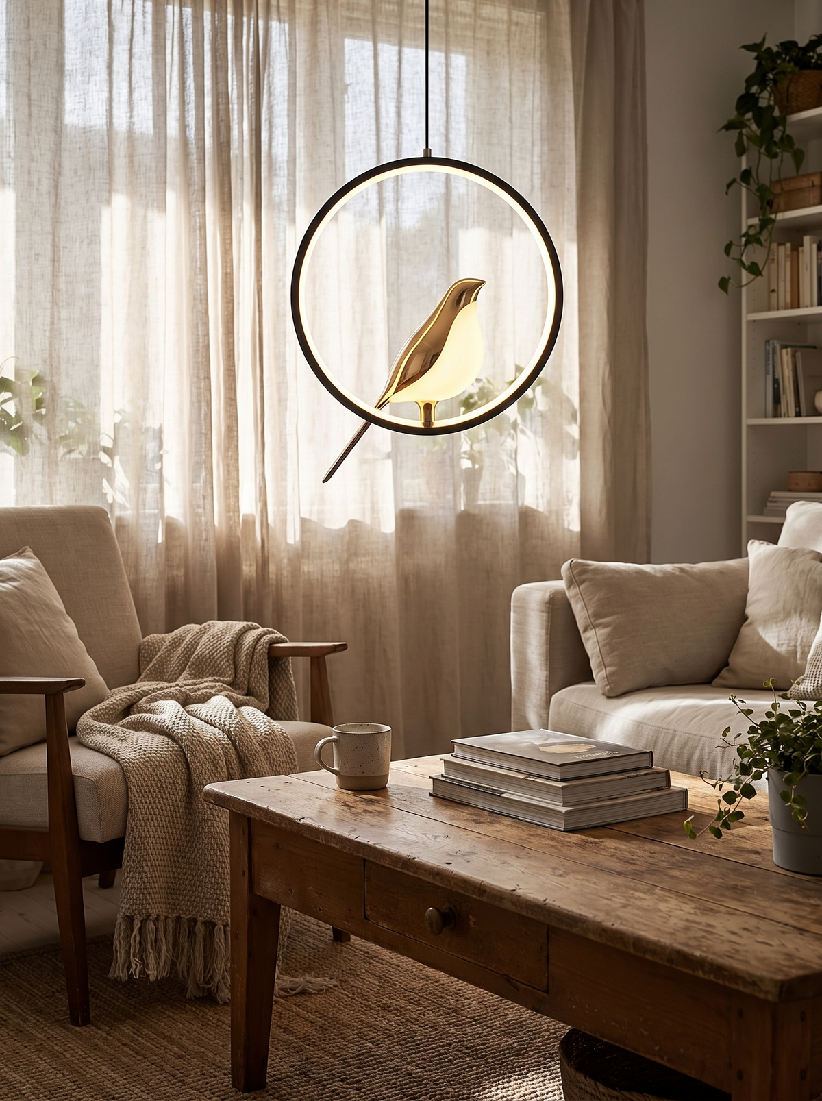 Magpie Pendant Light in a lifestyle setting