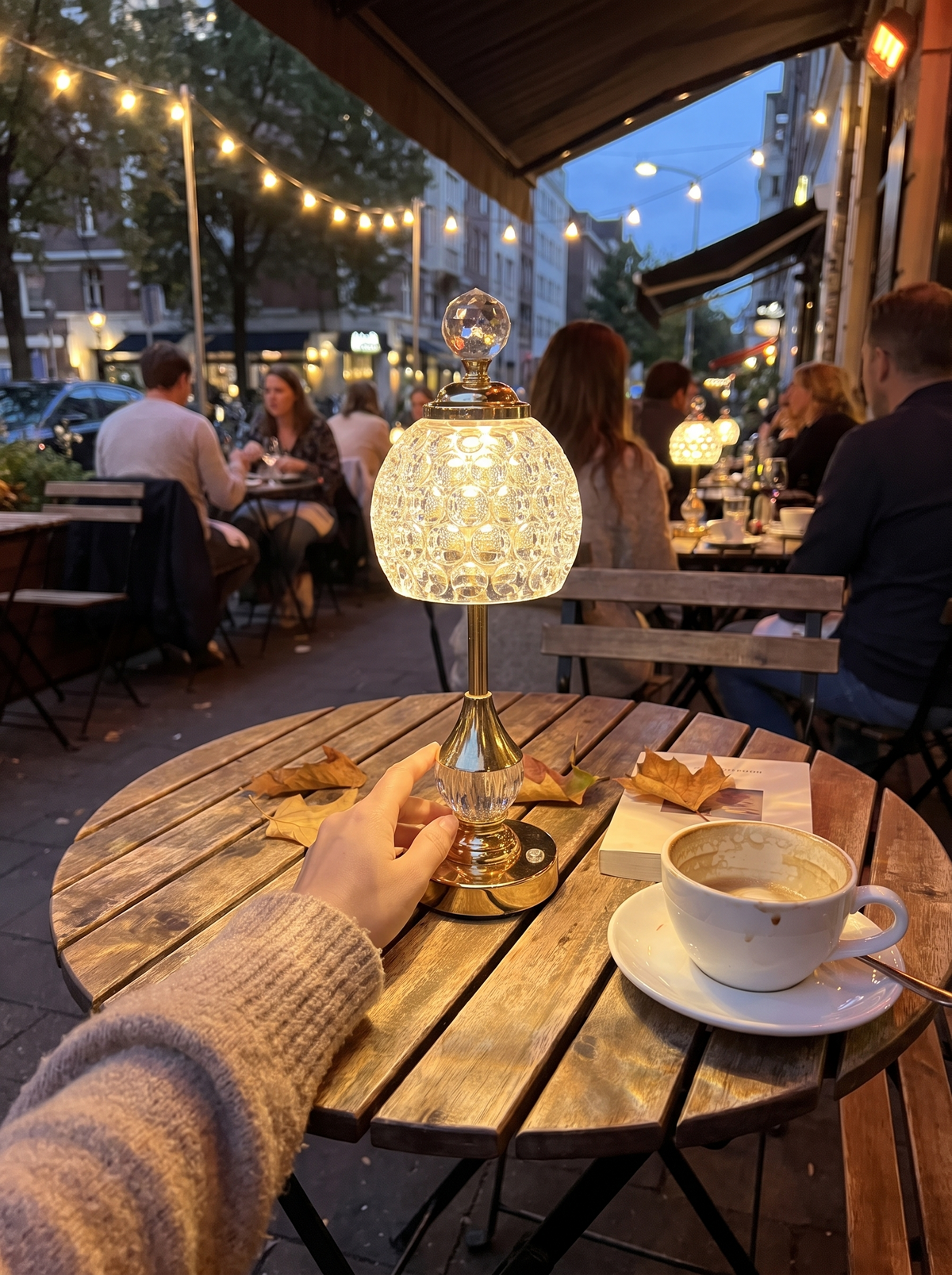 Crystal Touch Table Lamp in a lifestyle setting