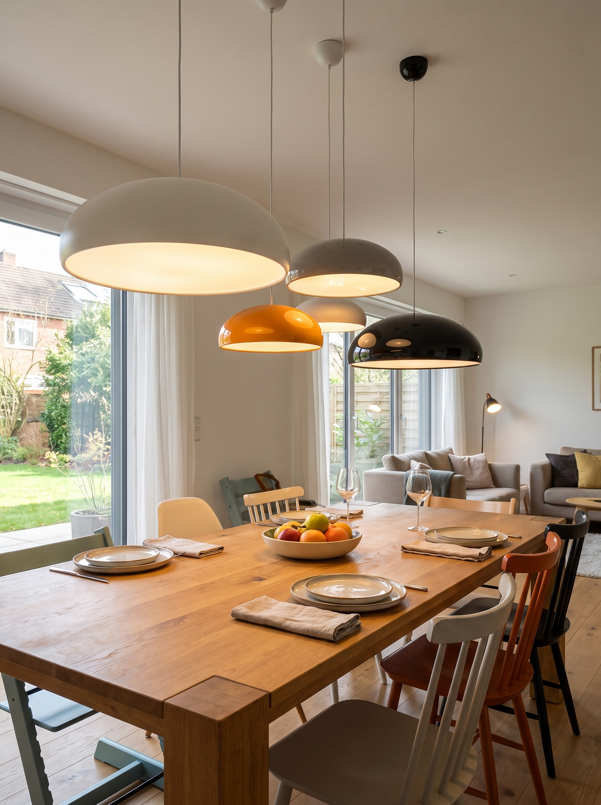 Lira Artistic Deco Pendant Light in a lifestyle setting