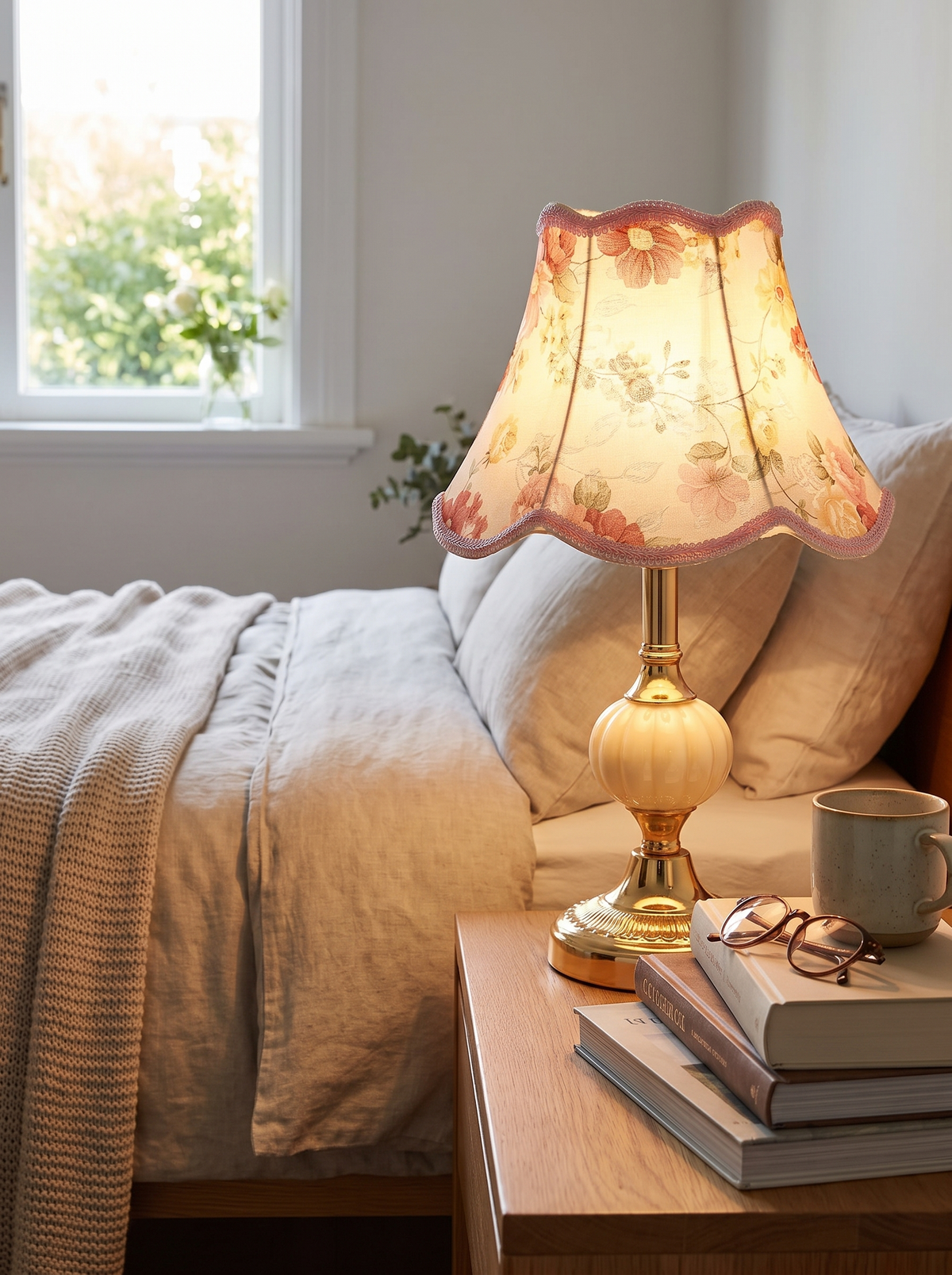 Quixy Vintage Scandinavian Table Lamp in a lifestyle setting