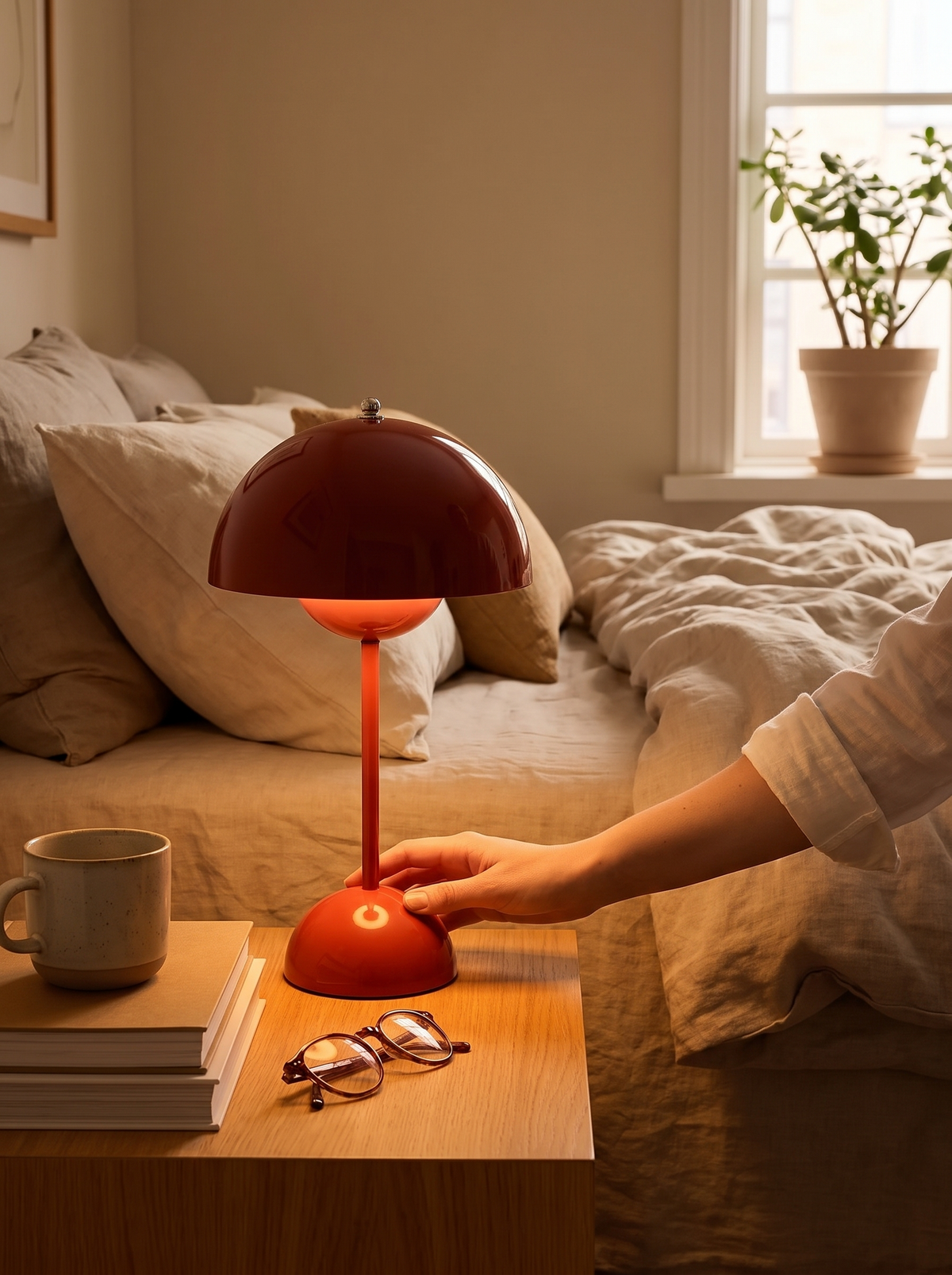 Modern Touch Table Lamp in a lifestyle setting