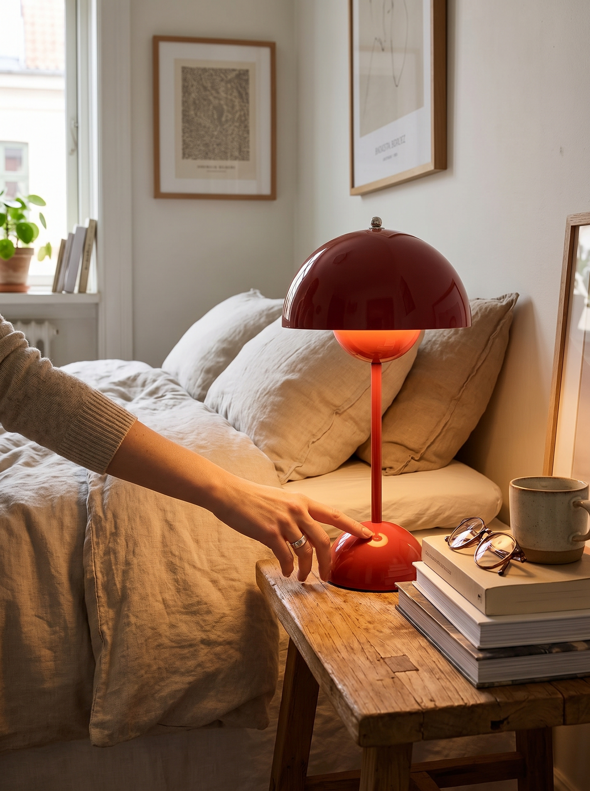 Modern Touch Table Lamp in a lifestyle setting