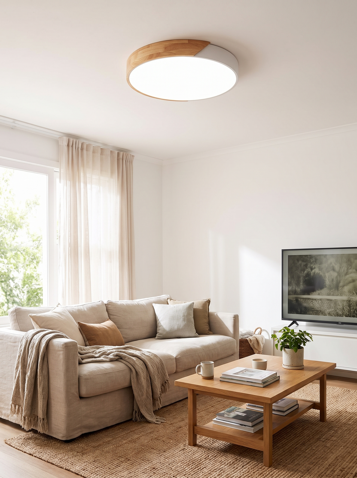 LED Ceiling Light in a lifestyle setting