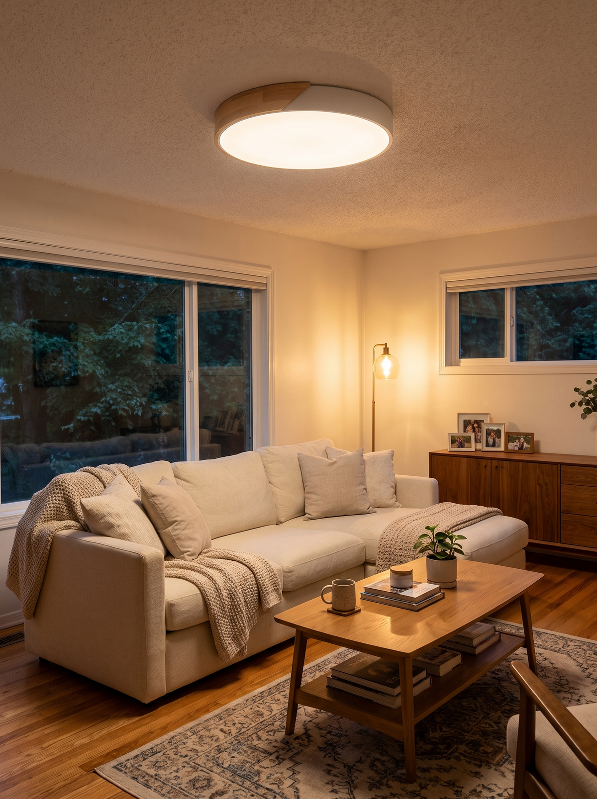 LED Ceiling Light in a lifestyle setting