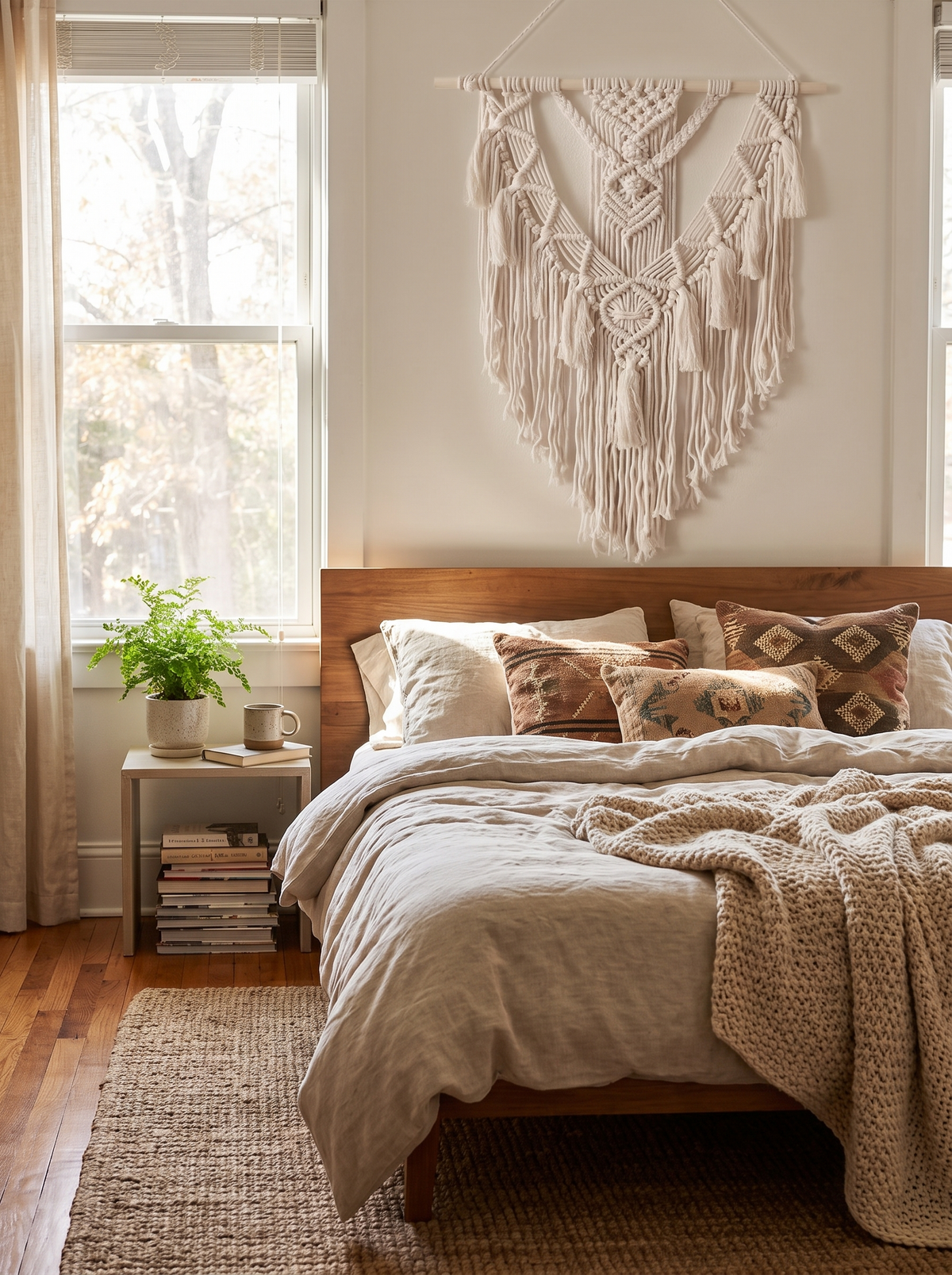 Bedrooms, living rooms, entryways