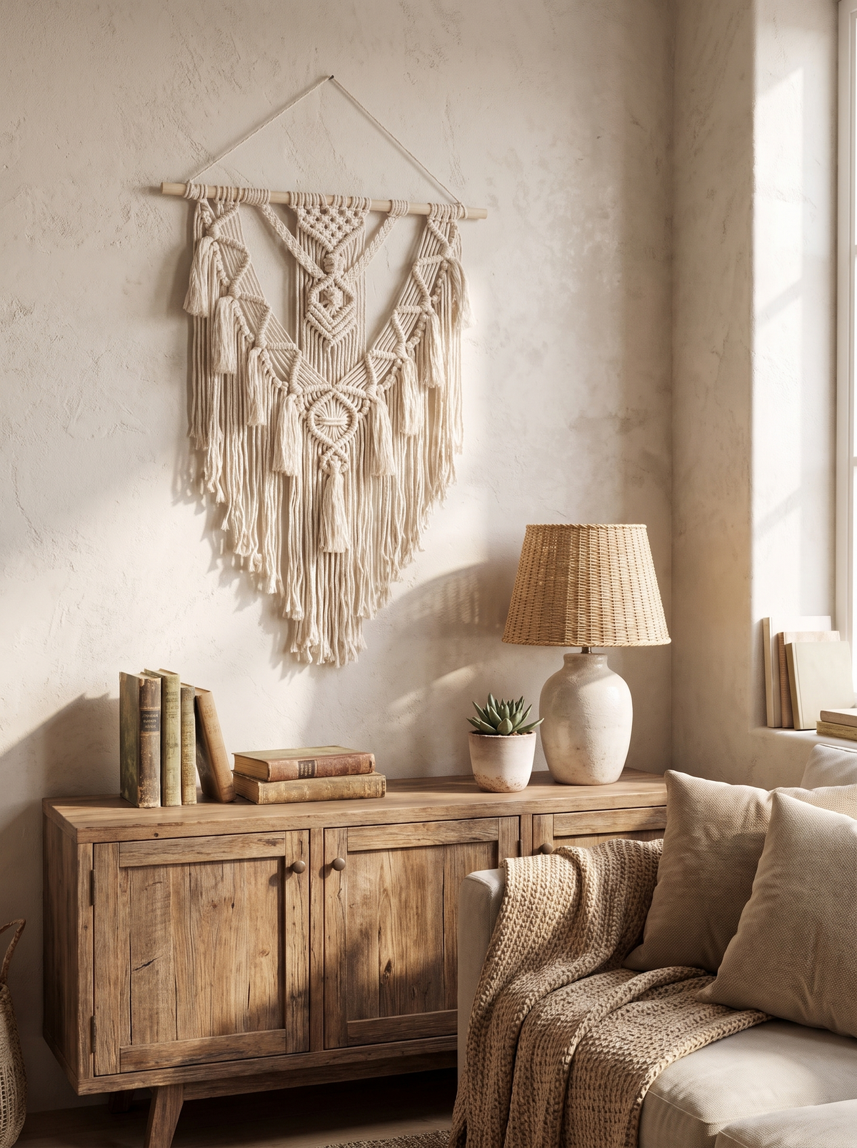 Woven by hand, one of a kind