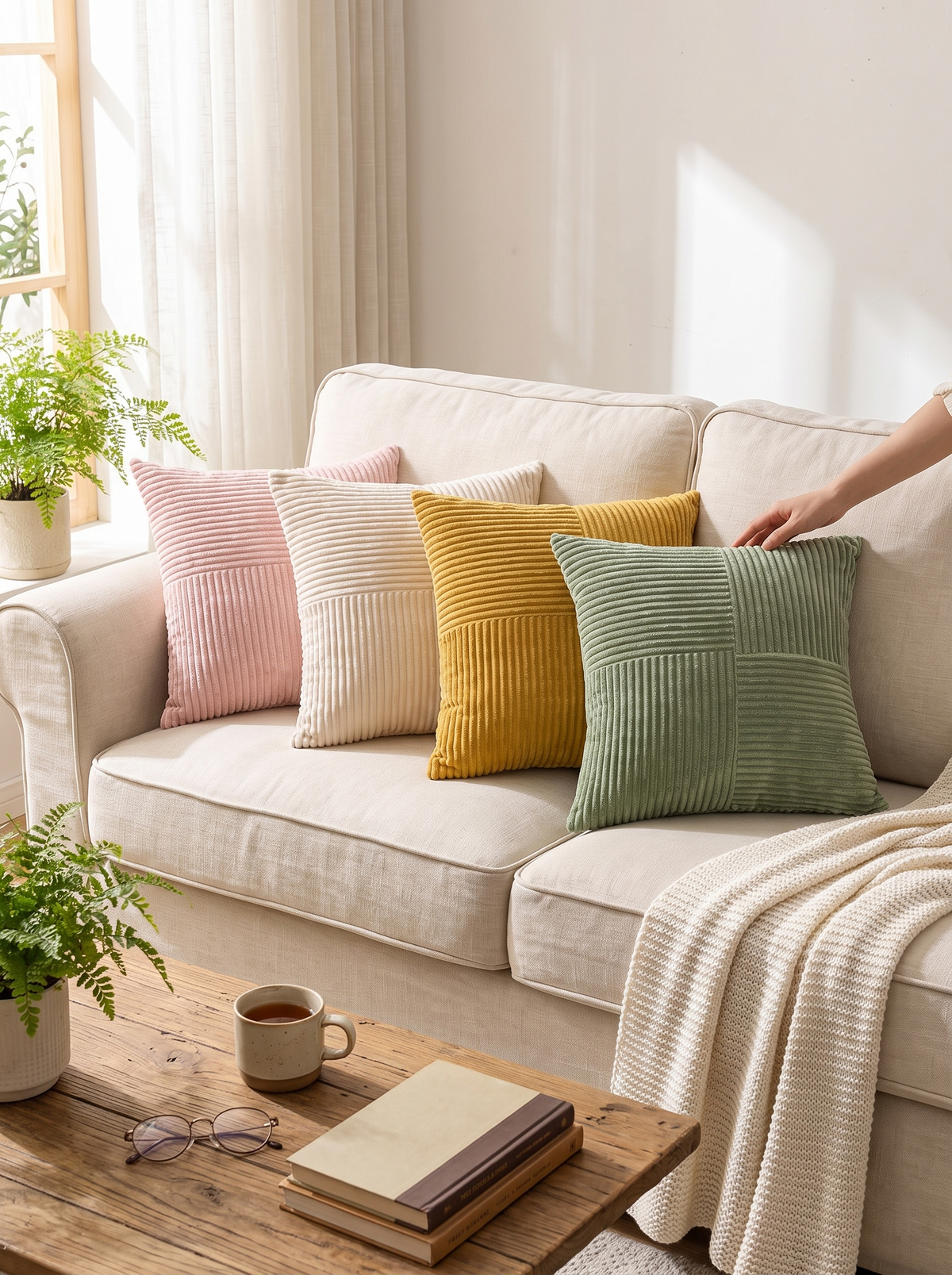 Elegant splicing, luxury feel