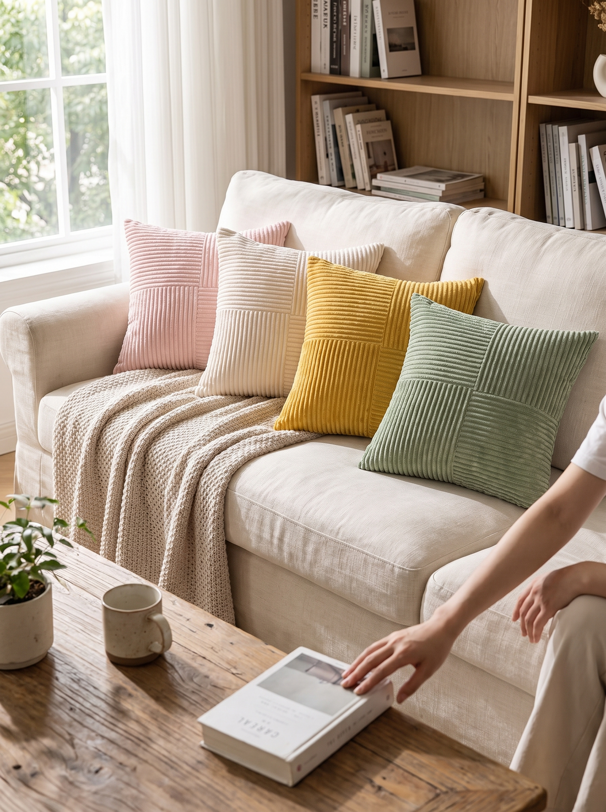 Soft texture, modern charm