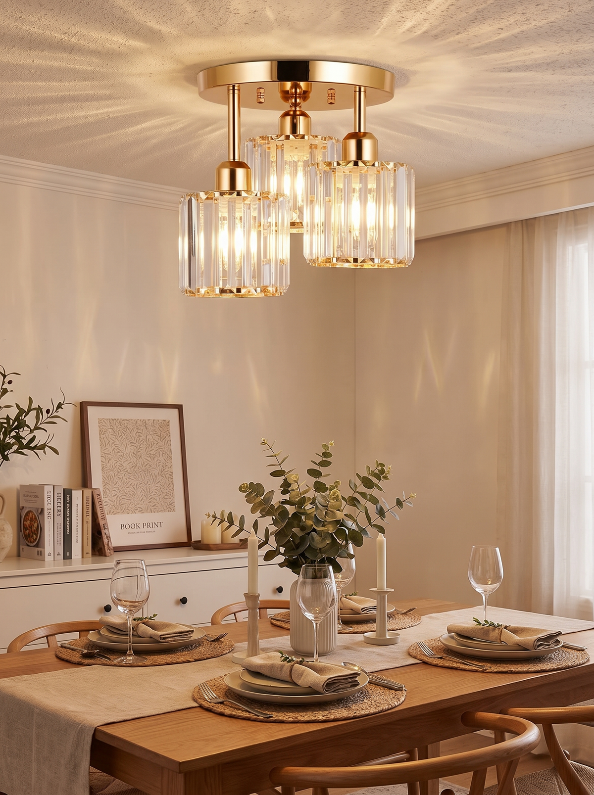 Living rooms, dining areas, foyers