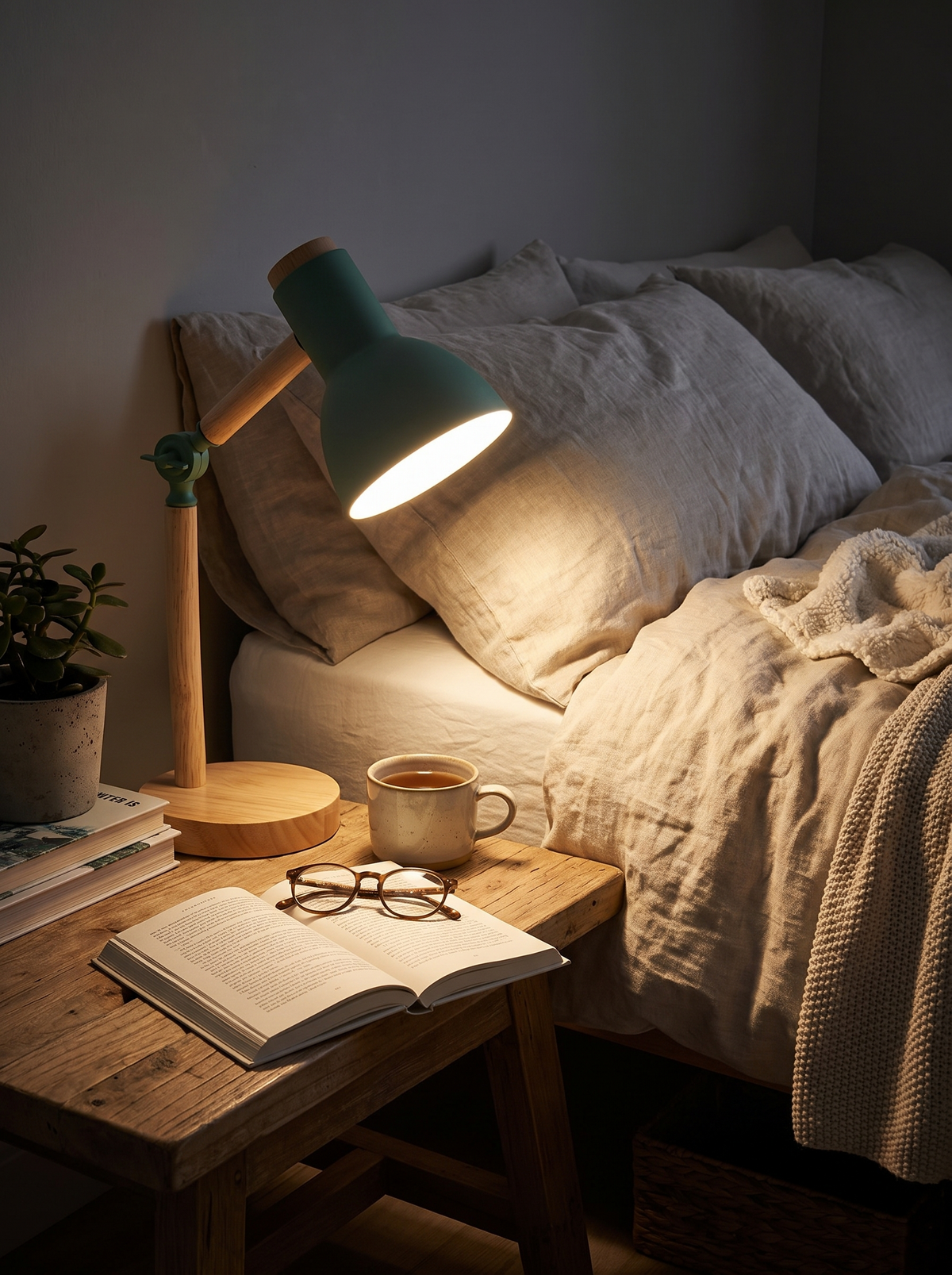 Desks, bedsides, study corners