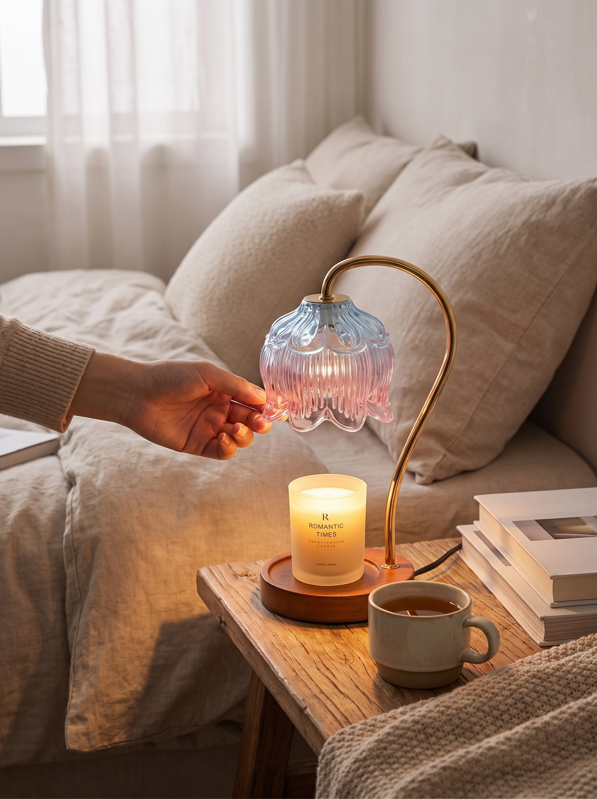 A soft, romantic glow