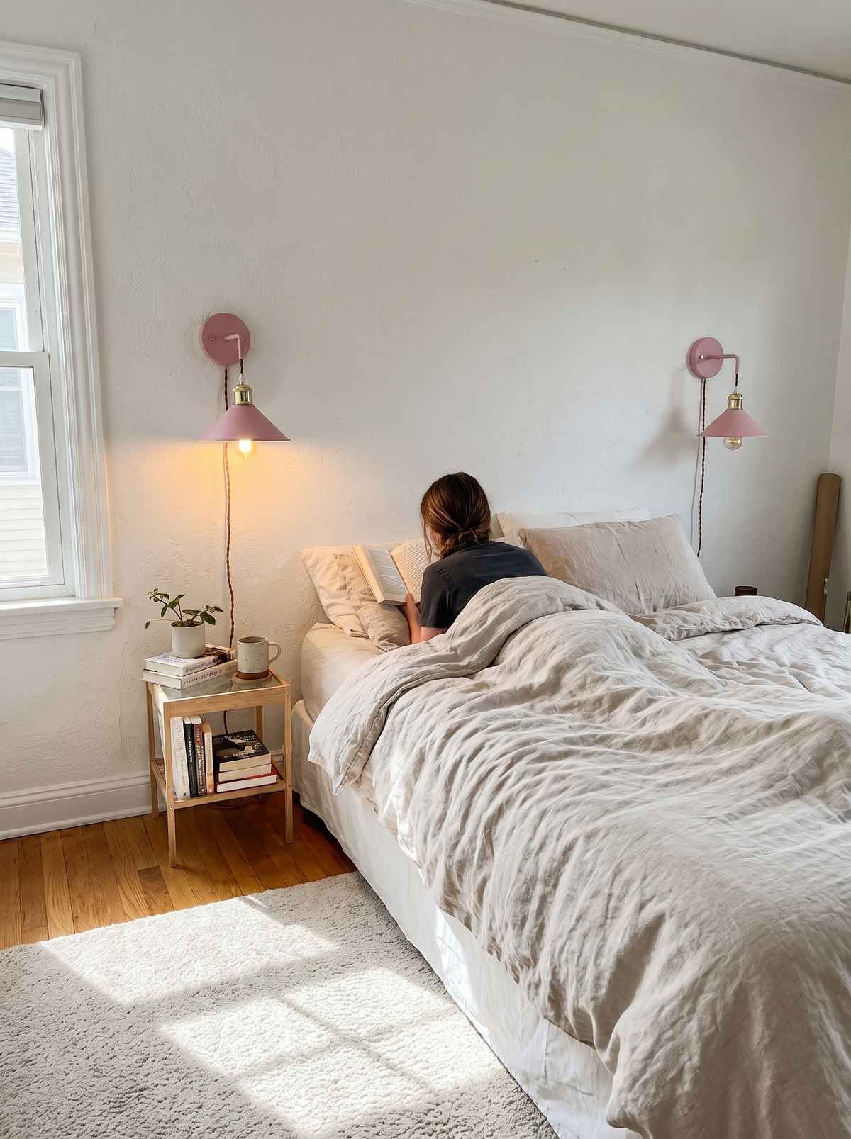Bedrooms, living rooms, hallways