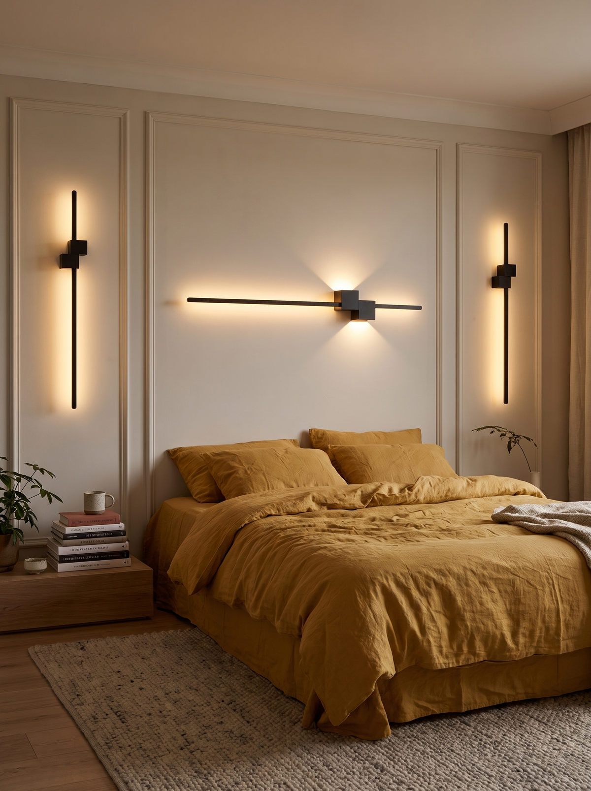 Slim Aluminium LED Wall Light lifestyle view three