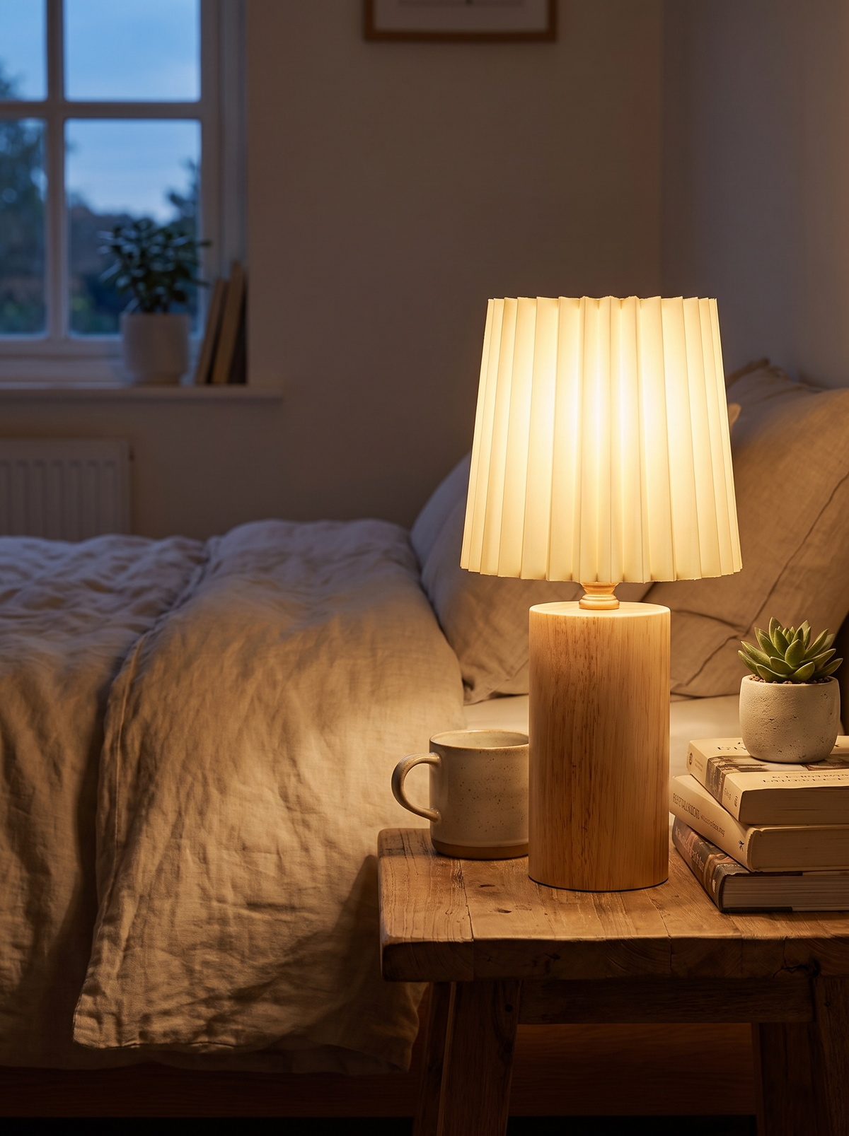 Pleats That Soften The Glow