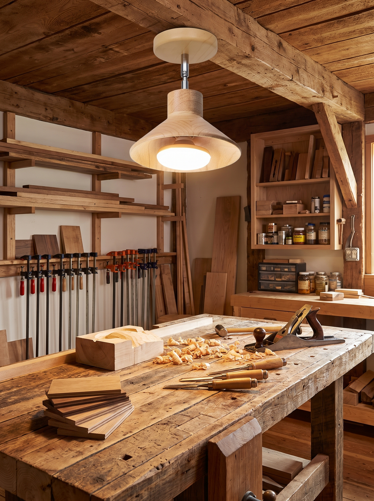 Timber Craft, Cone Shaped