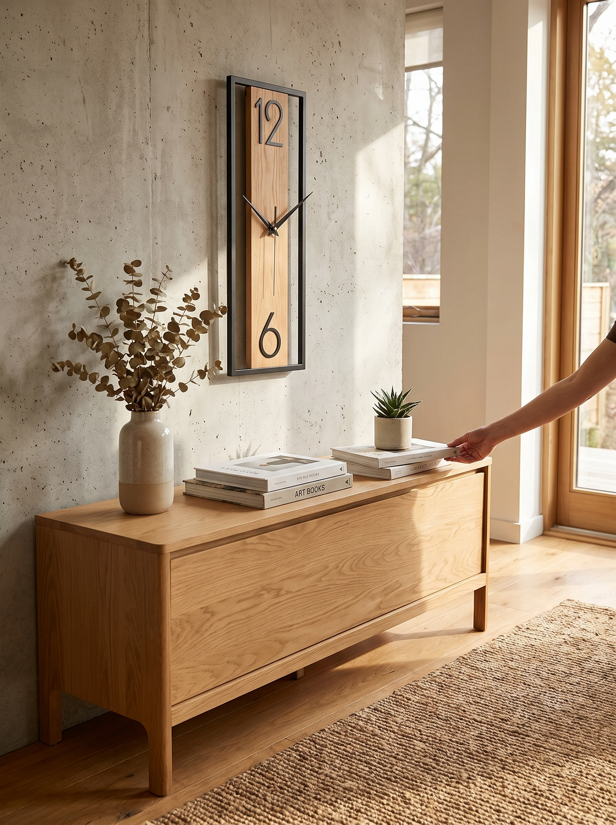 Clean Geometry, Natural Grain