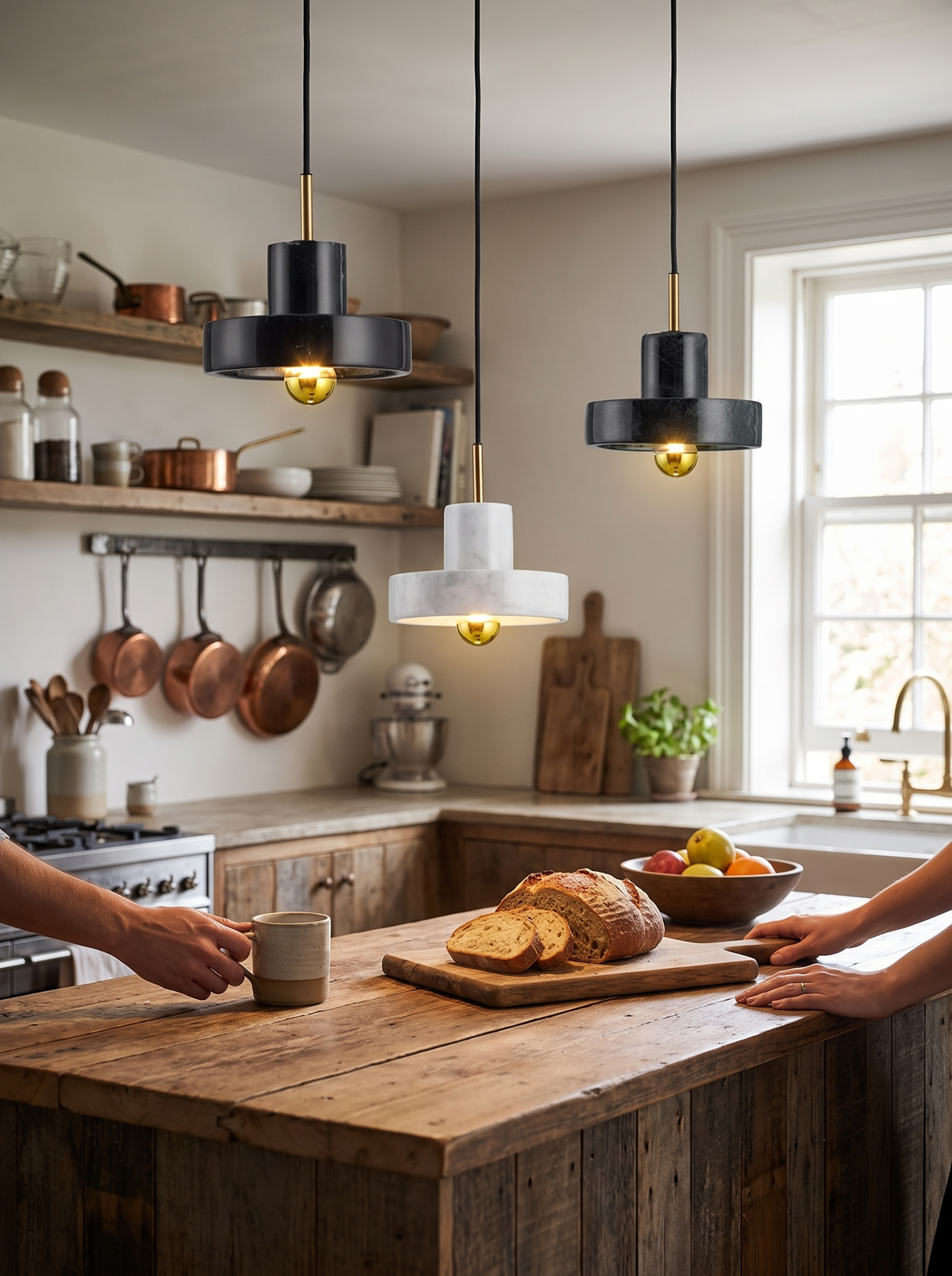 Warm Metal, Soft Bulb Glow