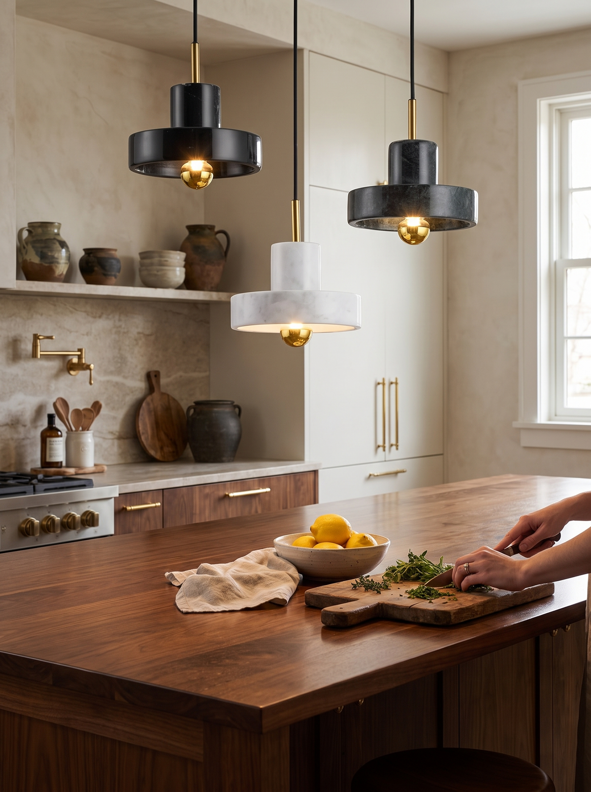 Sculptural Elegance, Luxurious Ambience