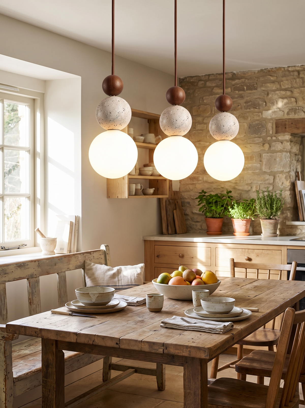 Natural Materials, Refined Finish