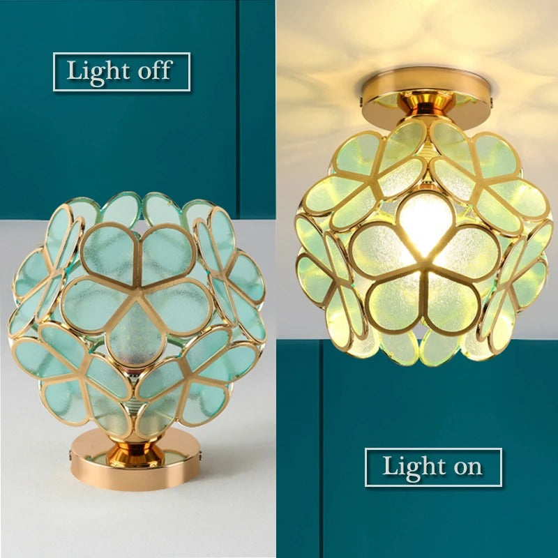 Nordic Petal Aisle Flower Ball Ceiling Lamp