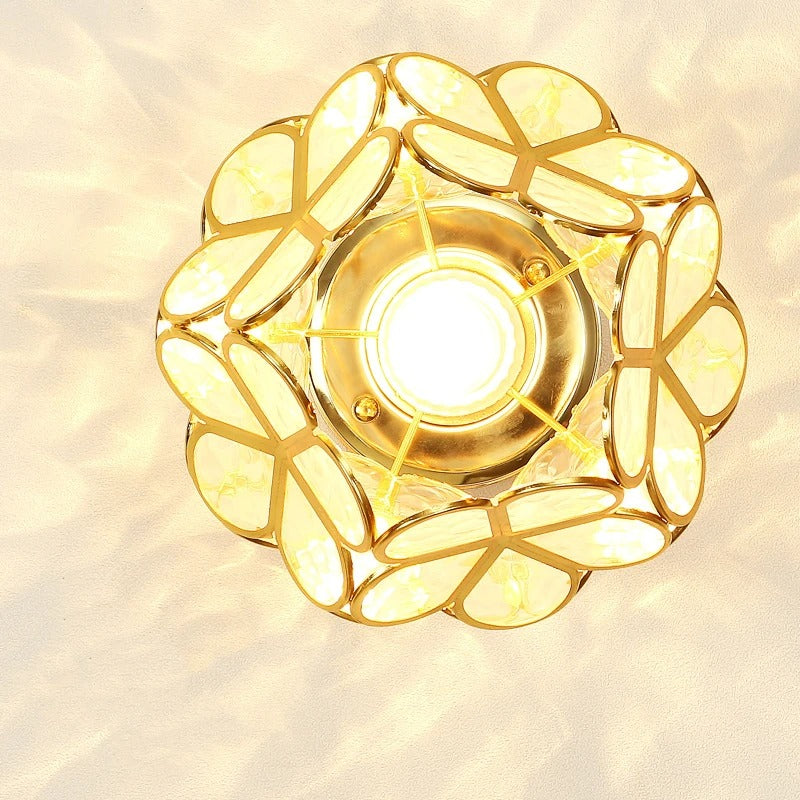 Nordic Petal Aisle Flower Ball Ceiling Lamp