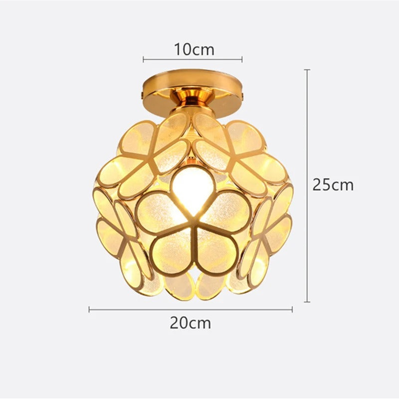 Nordic Petal Aisle Flower Ball Ceiling Lamp